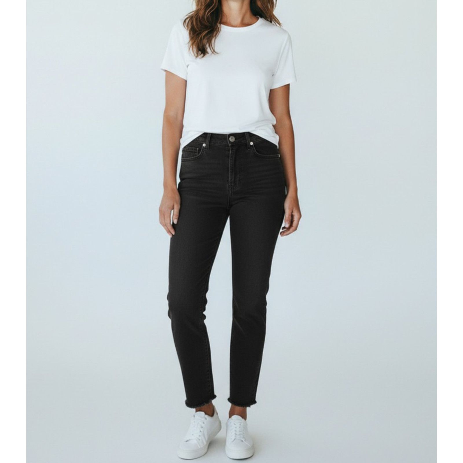 Agolde AGOLDE Toni Mid Rise Straight Raw Hem Denim Jeans Size 30 Size 31" - 1 Thumbnail