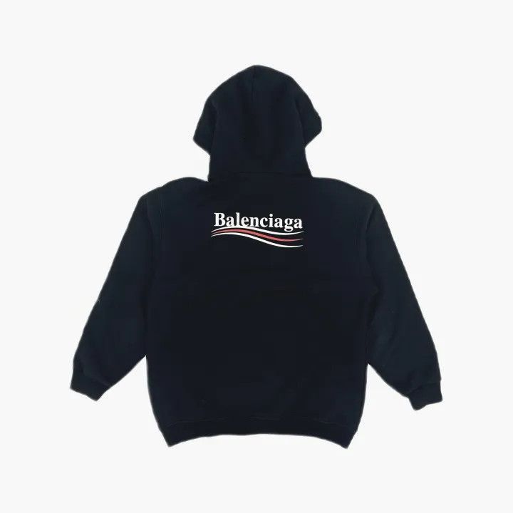 Balenciaga Balenciaga Black Logo Hoodie for Men 0079-2507 Size US XS / EU 42 / 0 - 2 Thumbnail