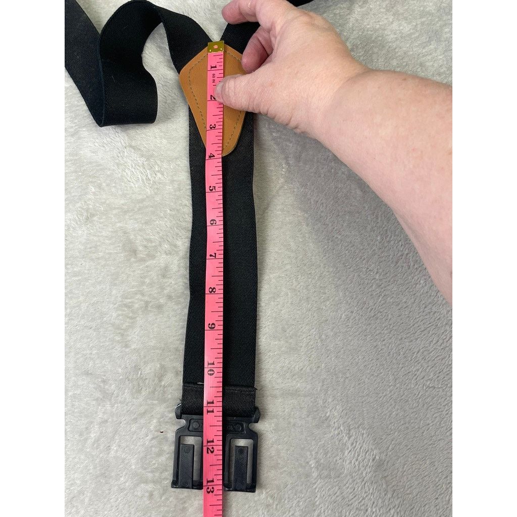 Dickies Dickie's Perry Suspenders Black Y-Back Leather Patch Size ONE SIZE - 5 Thumbnail