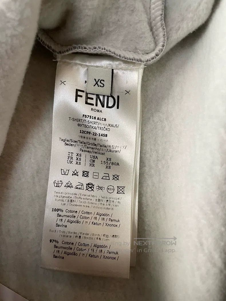 Fendi Fendi Classic Women's Hoodie-Short Fit with Timeless Lette Size XS / US 0-2 / IT 36-38 - 4 Thumbnail