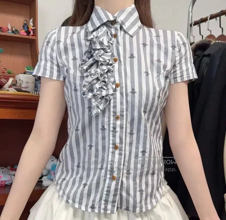 Vivienne Westwood Vivienne Westwood Vintage Short Sleeve Shirt Size S / US 4 / IT 40 - 2 Thumbnail