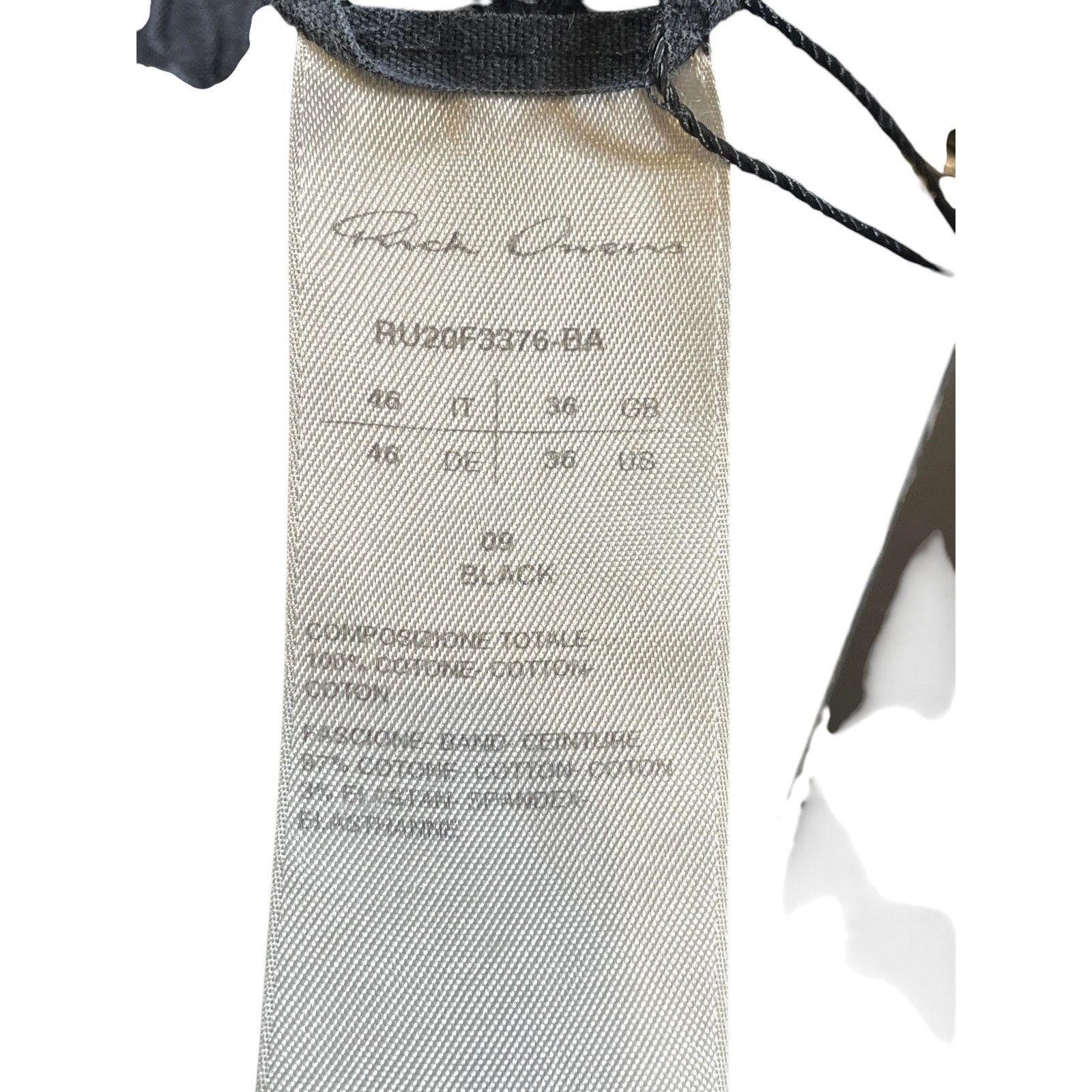 Rick Owens Rick Owens Black Cargo Sweats Size US 30 / EU 46 - 3 Thumbnail