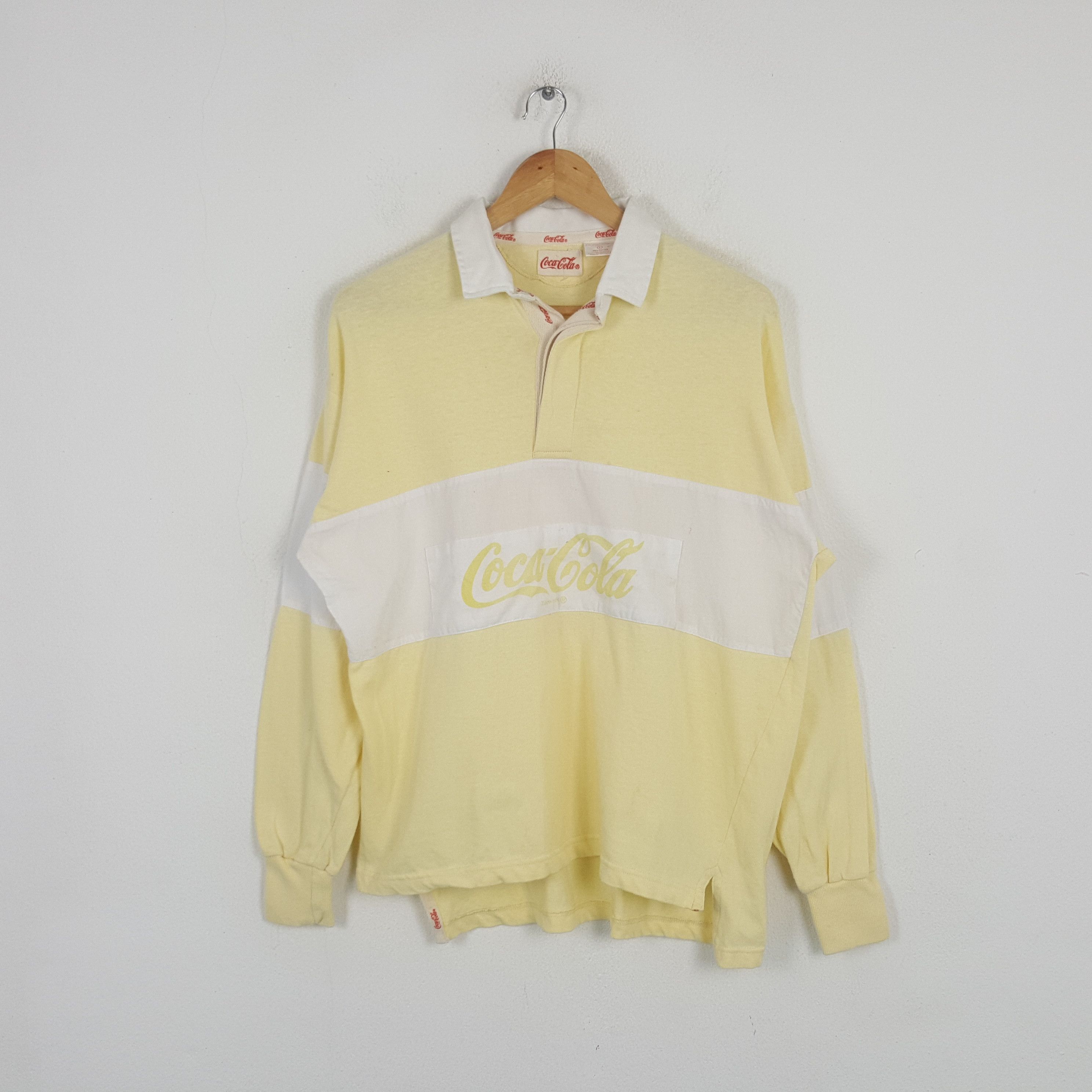Vintage Coca Cola American Promo Polos Rugby C294N11