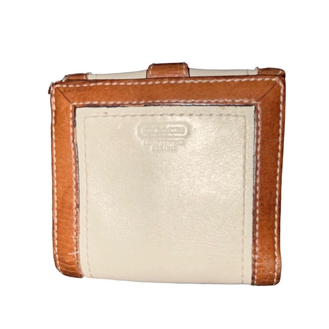 Coach Coach Cream Leather Large Shoulder Bag Soho Double Front Poc Size ONE SIZE - 8 Thumbnail