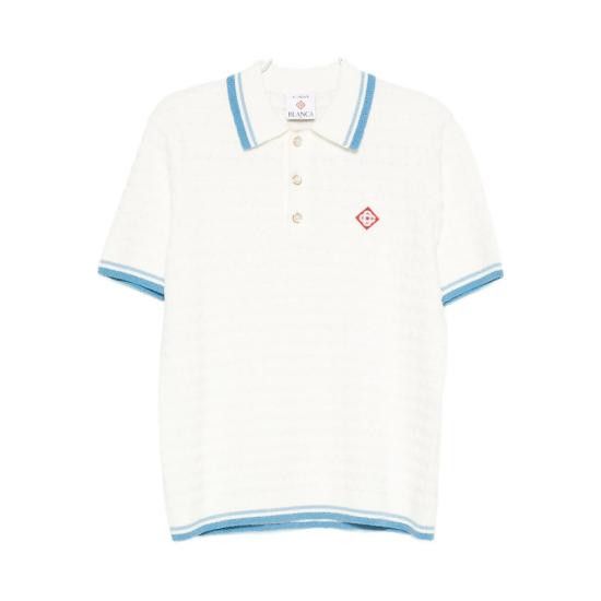 Casablanca CASABLANCA Men Polo Shirts KW 999 01 WHITE Size US XXL / EU 58 / 5 - 1 Thumbnail