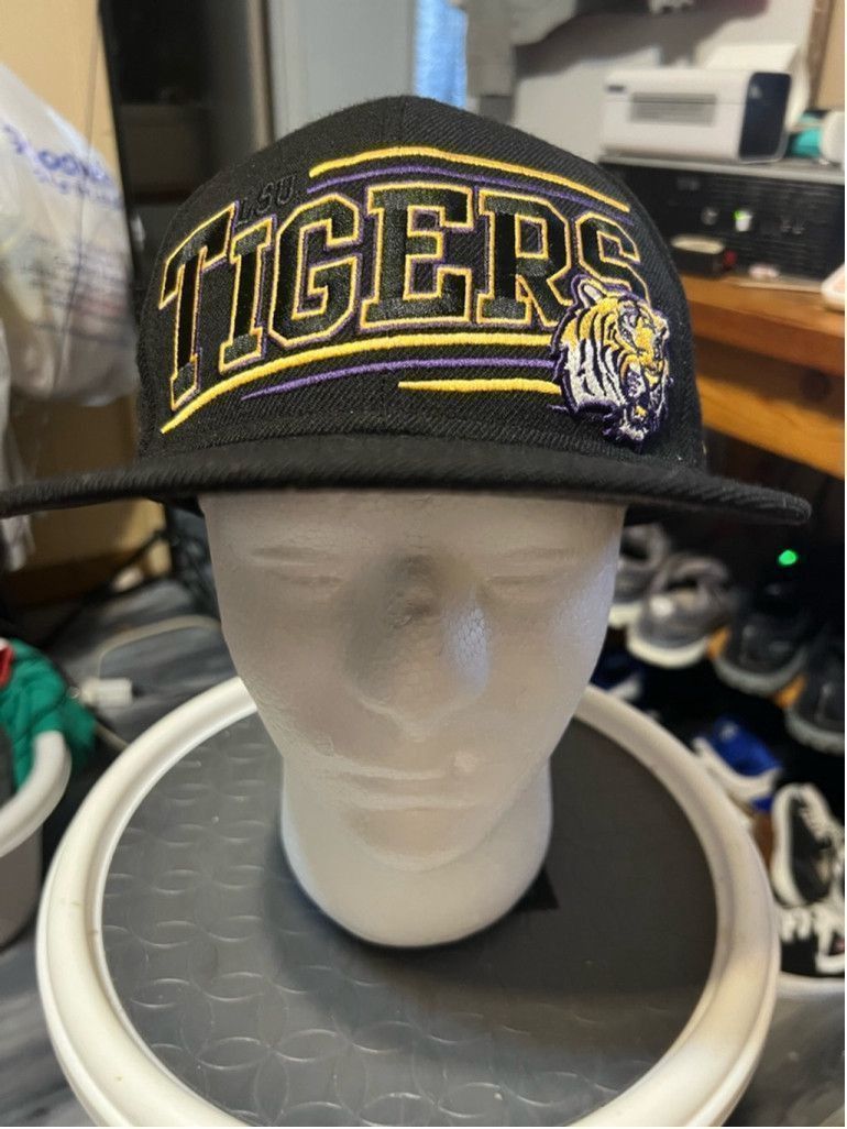 New Era Men's New Era LSU Tigers Hat Size 7 3/8 Black Size ONE SIZE - 1 Thumbnail
