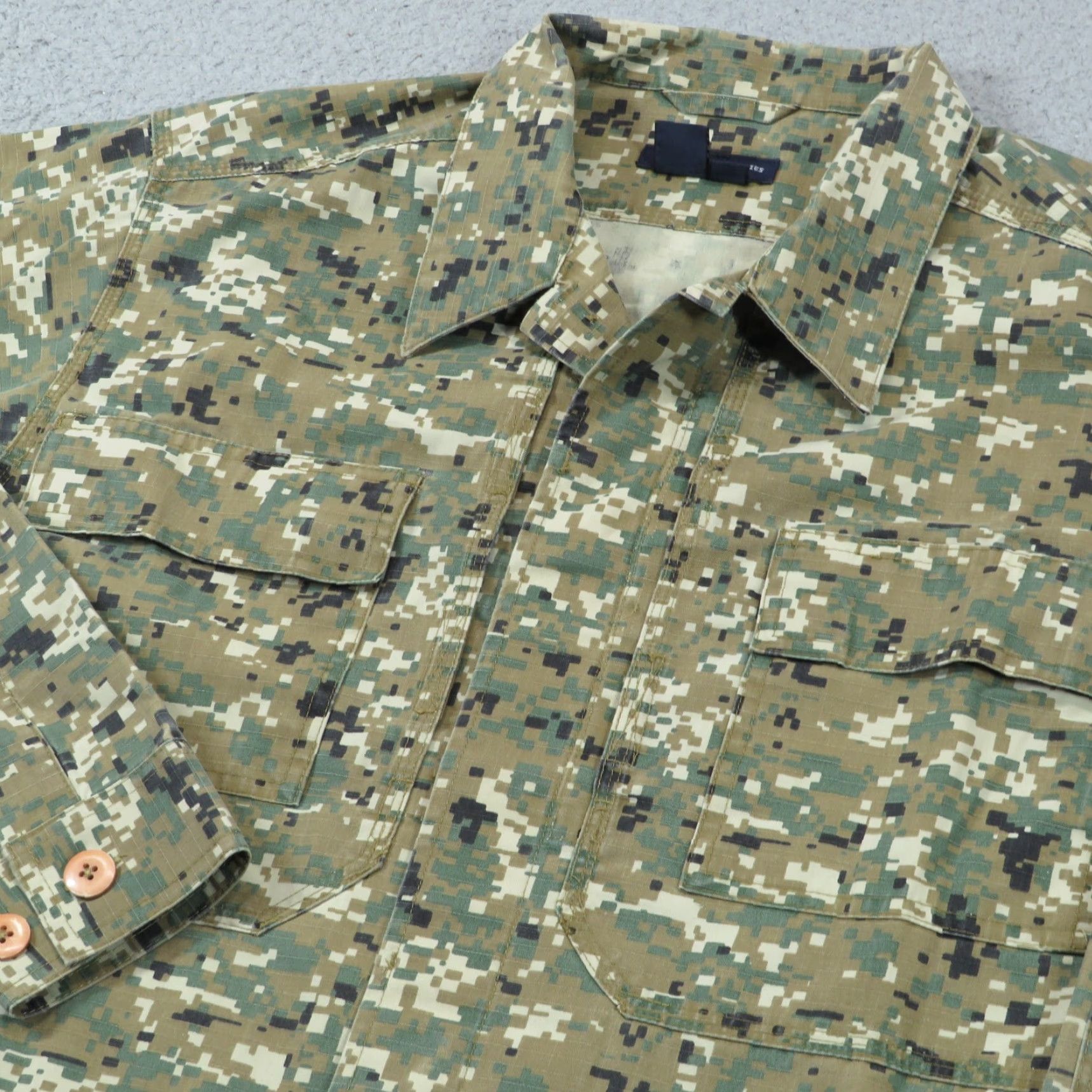 Vintage 5.11 Tactical Jacket Mens Medium Digital Camo Shacket TDU Button Shirt Military Shirt Jacket Camouflage Military USA Outdoors Outdoor Mens Size US M / EU 48-50 / 2 - 2 Thumbnail