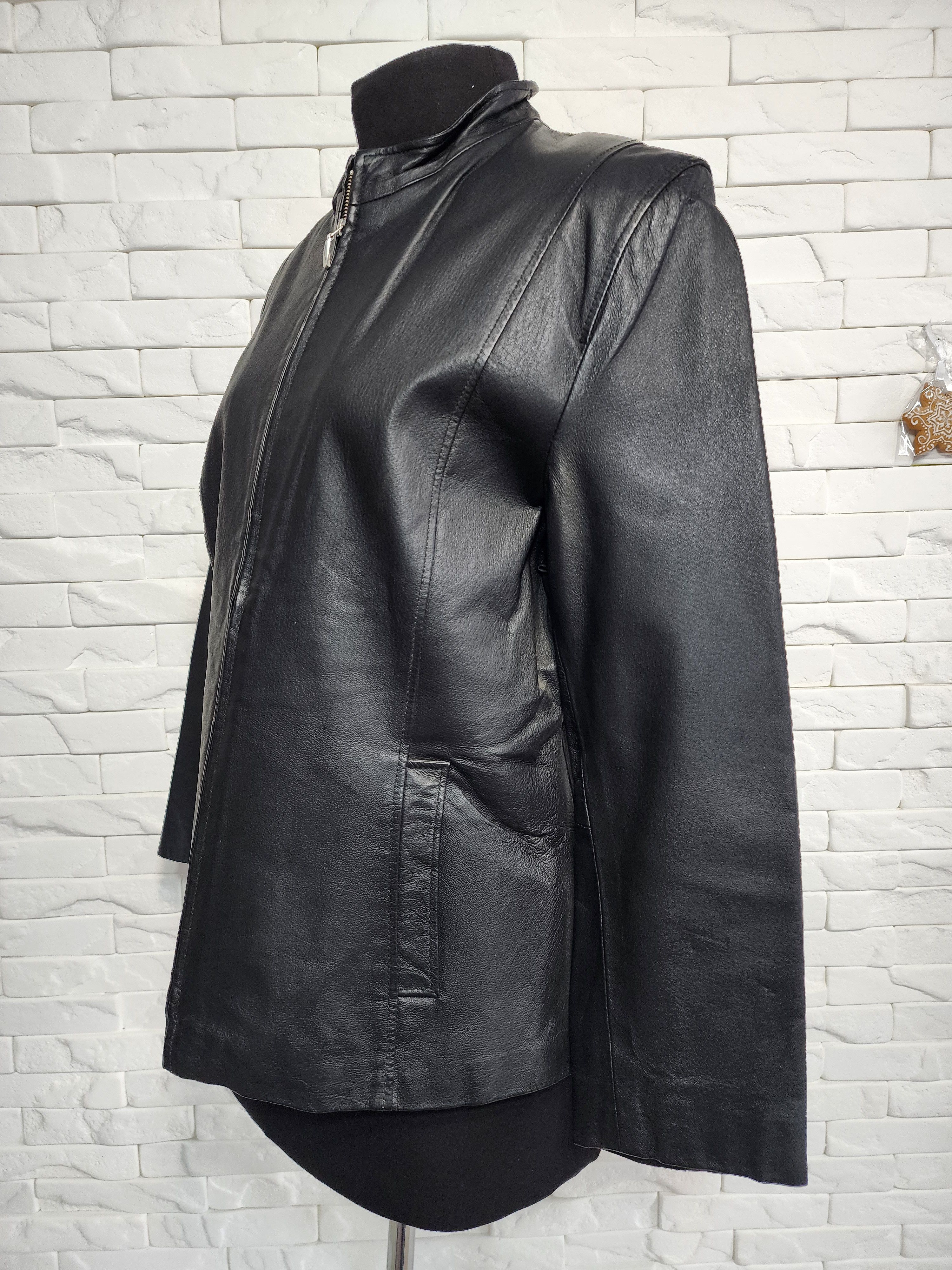 Other Black Leather Women's Jacket: Size L / US 10 / IT 46 - 5 Thumbnail