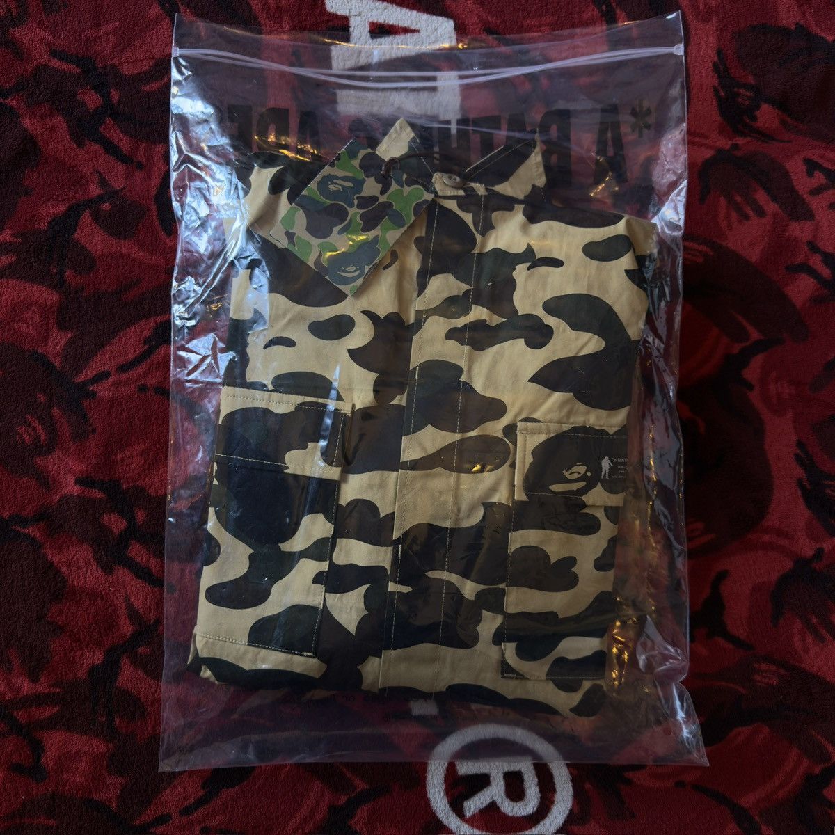 Bape BAPE yellow abc camo shirt windbreaker Size US L / EU 52-54 / 3 - 2 Thumbnail