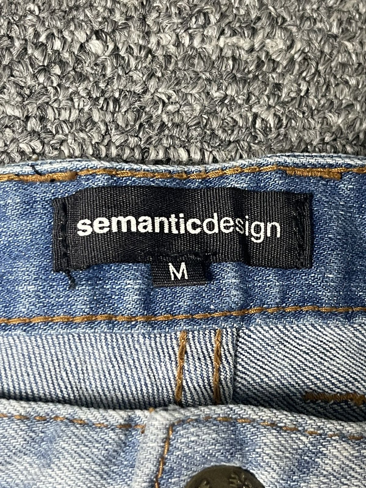 Japanese Brand × Vintage × semanticdesign Vintage SEMANTIC DESIGN Ripped Jeans (91) Size US 30 / EU 46 - 7 Thumbnail