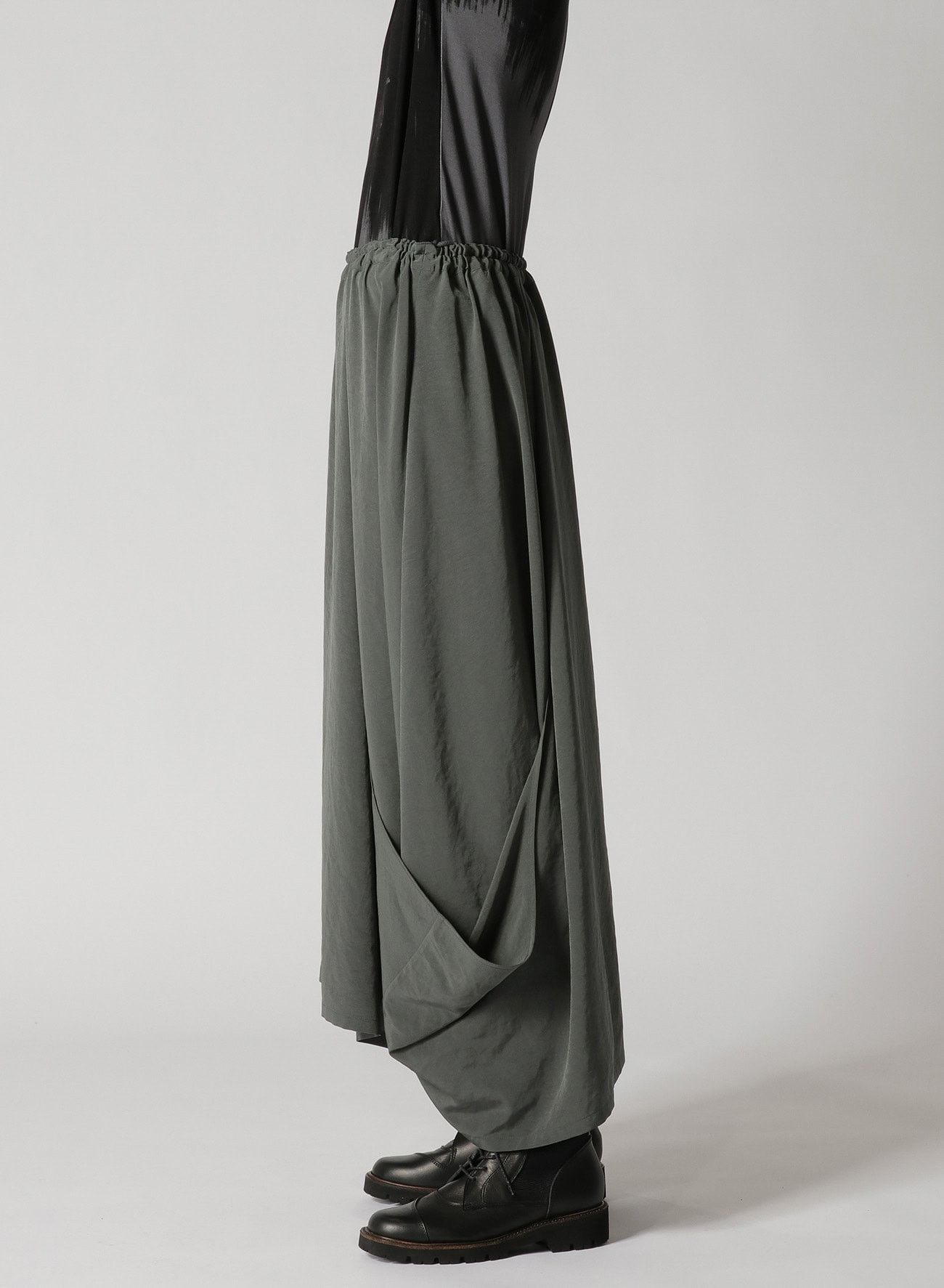 Yohji Yamamoto Y's Yohji Yamamoto - WOOL GABARDINE 2-WAY SKIRT WIDE PANTS Size 28" / US 6 / IT 42 - 11 Thumbnail