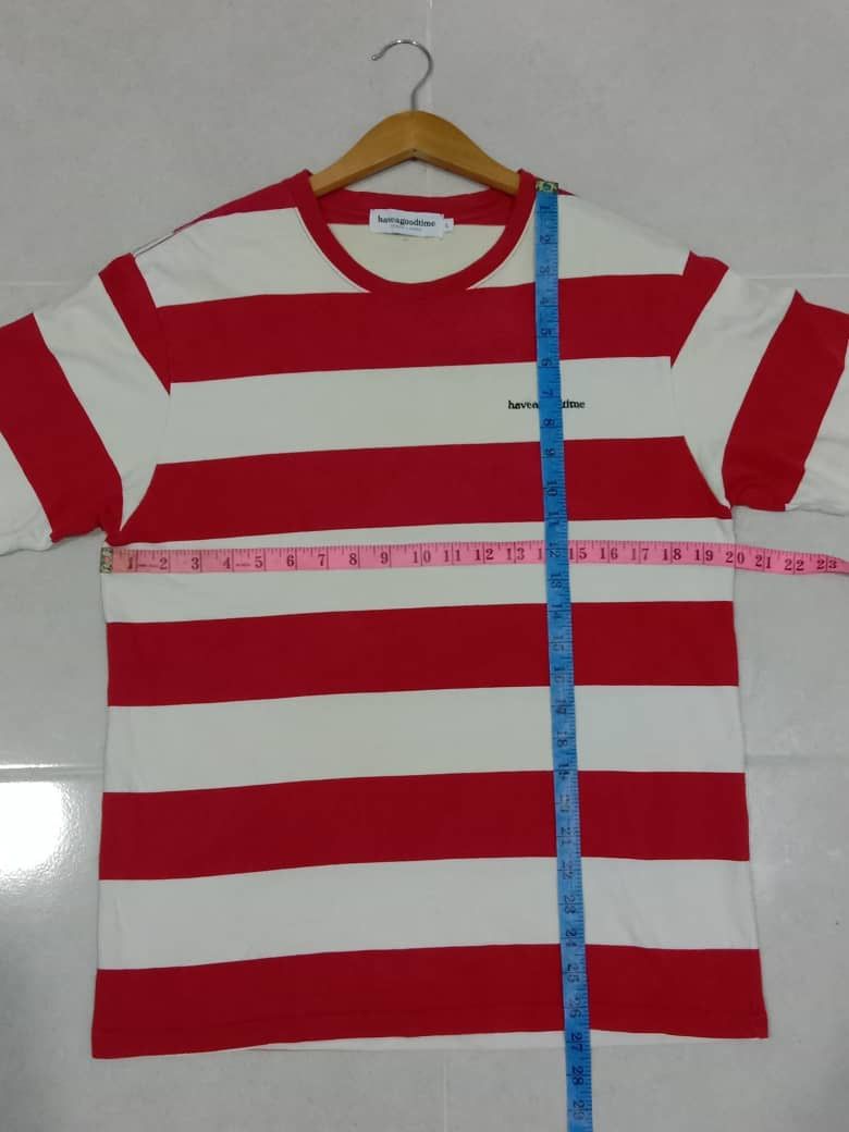 Have A Good Time HAVE A GOOD TIME TWO TONES STRIPES TEES LARGE SIZE Size US L / EU 52-54 / 3 - 9 Thumbnail