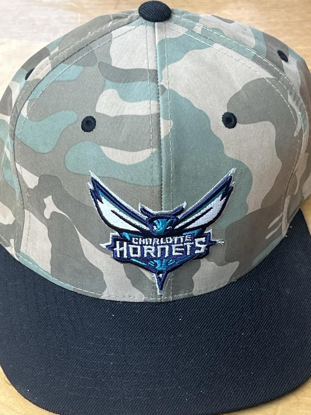 Mitchell & Ness Charlotte Hornets Mitchell And Ness Camo Hat Size ONE SIZE - 1 Thumbnail