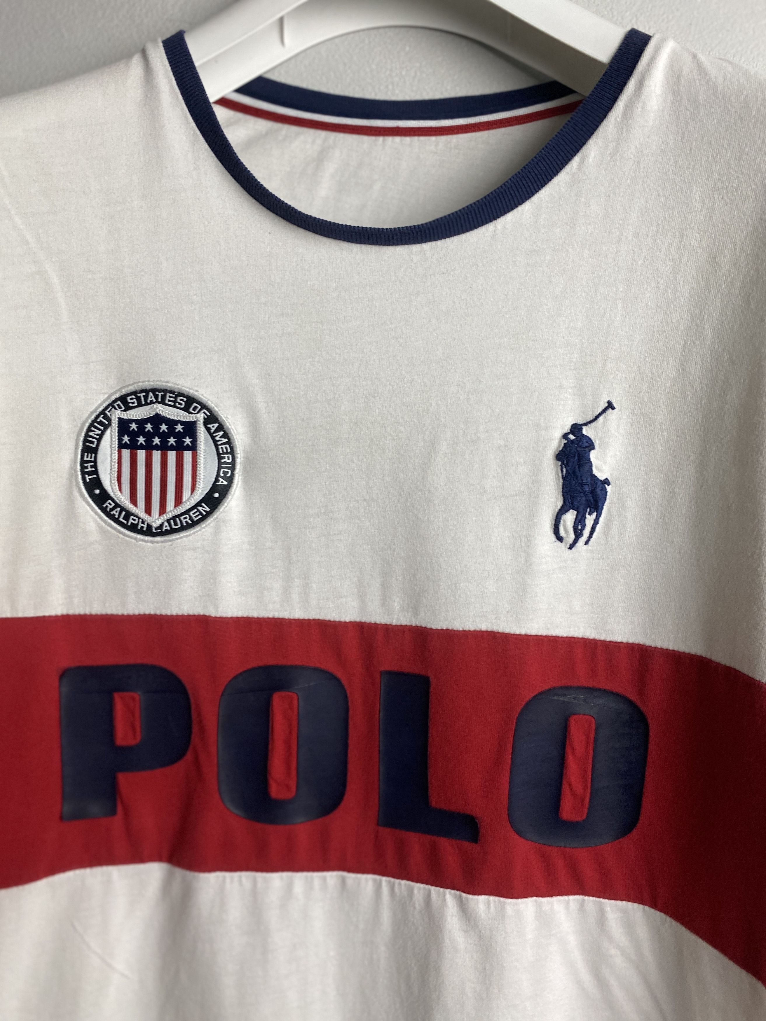 Polo Ralph Lauren Polo Ralph Lauren USA big logo t-shirt tee Size US S / EU 44-46 / 1 - 2 Thumbnail