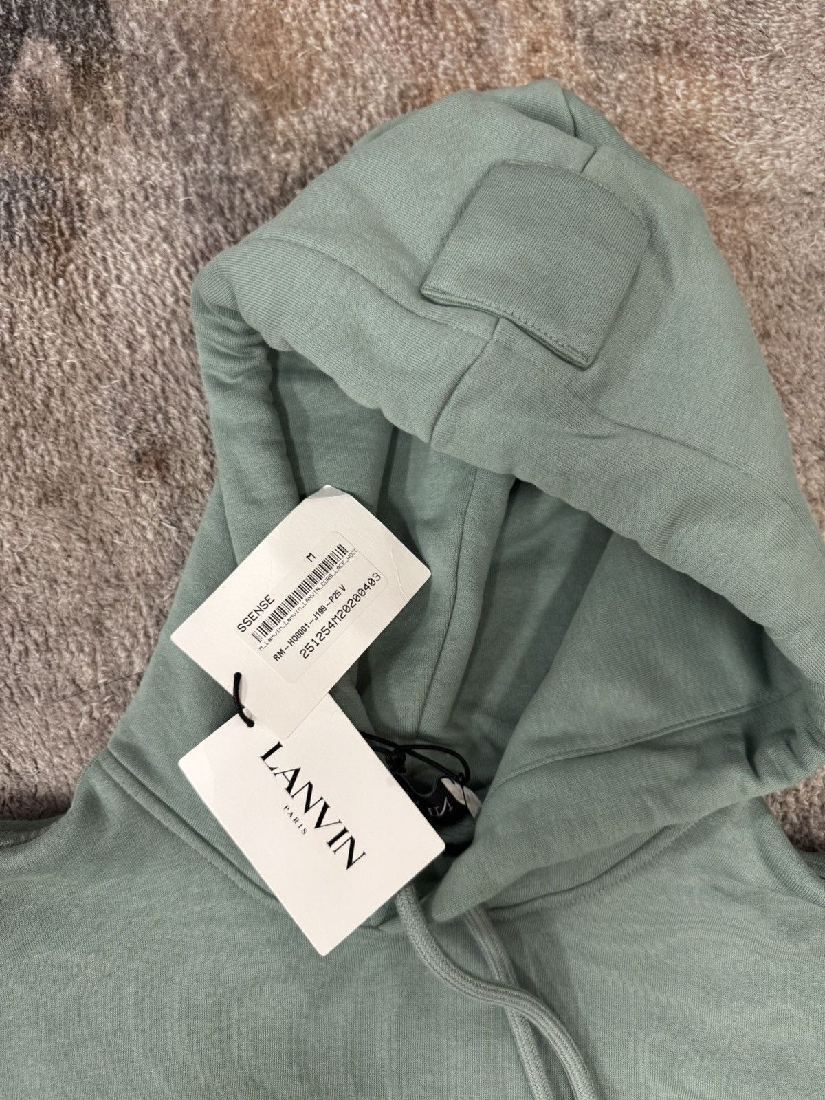 Lanvin Lanvin Green Curb Lace Hoodie Size US M / EU 48-50 / 2 - 4 Thumbnail