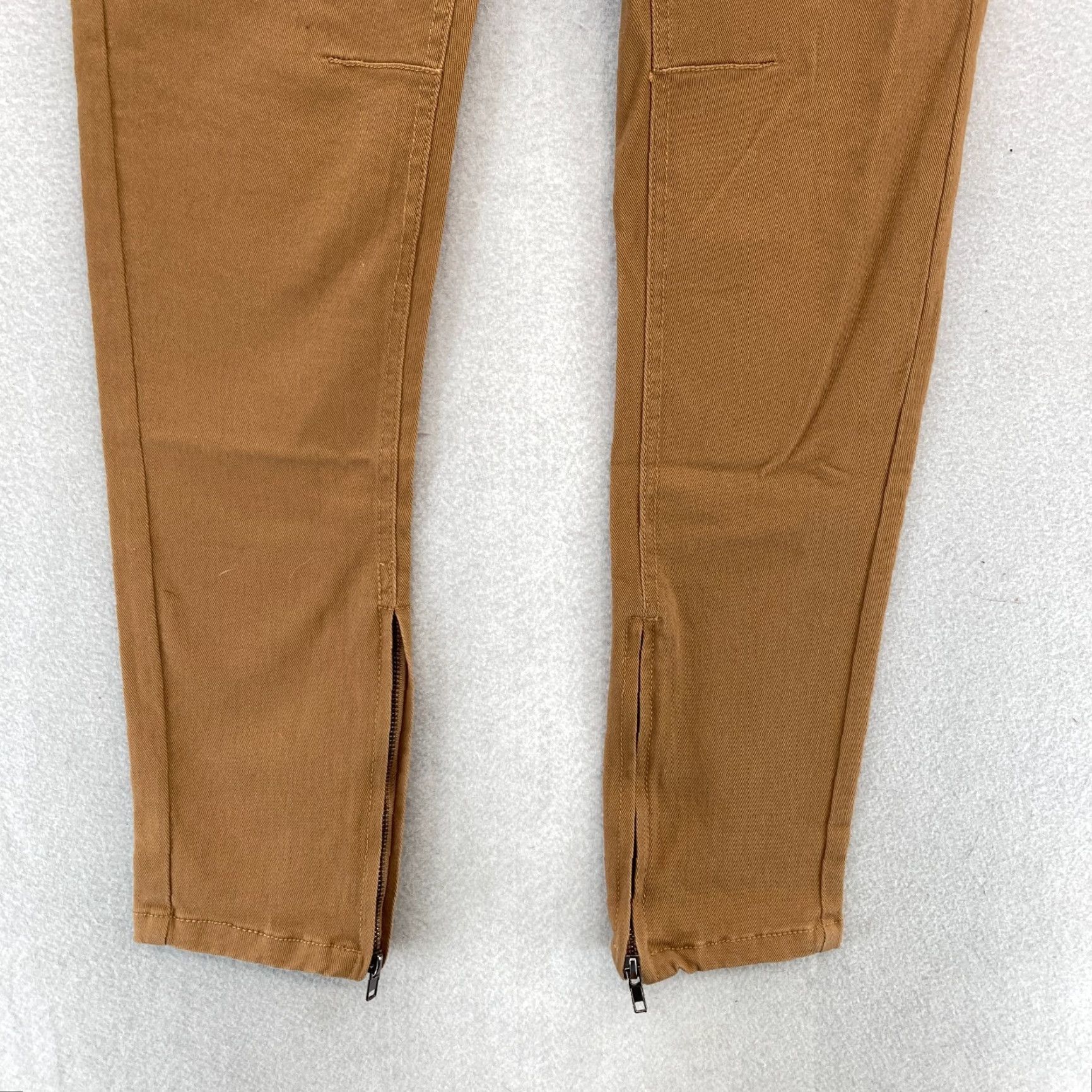 Camel Kayden K Jogger Pants Mens Small Camel Brown Comfort Stretch Ankle Zip Casual Size US 28 / EU 44 - 3 Thumbnail