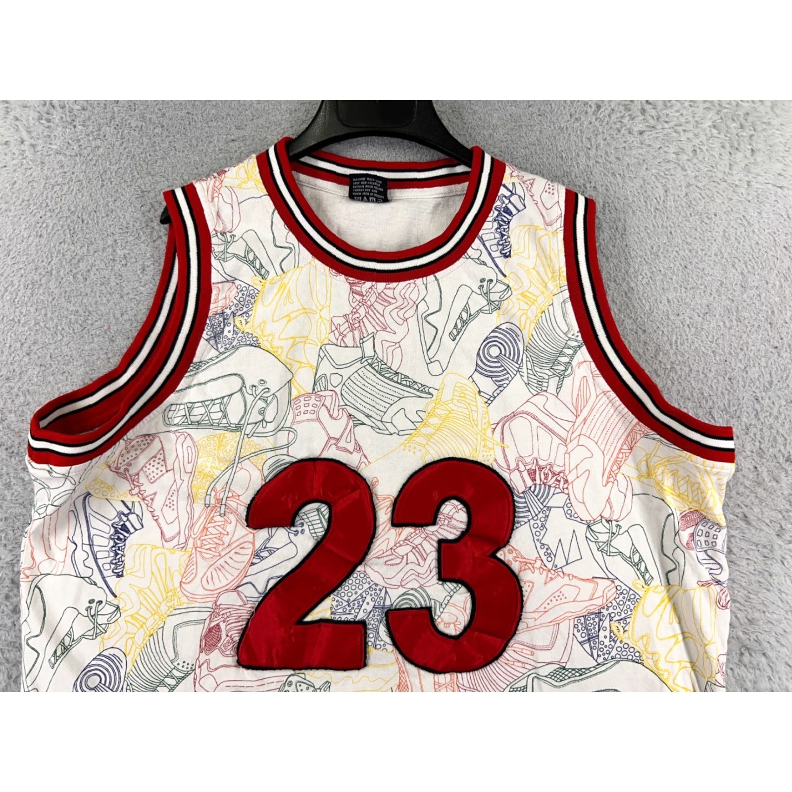Billabong VINTAGE SMX Jersey Adult XL White #23 Jordan Shoes Sneaker Collector Dunk Shirt Men California Hawaiian 90s Mens Size US XL / EU 56 / 4 - 6 Thumbnail