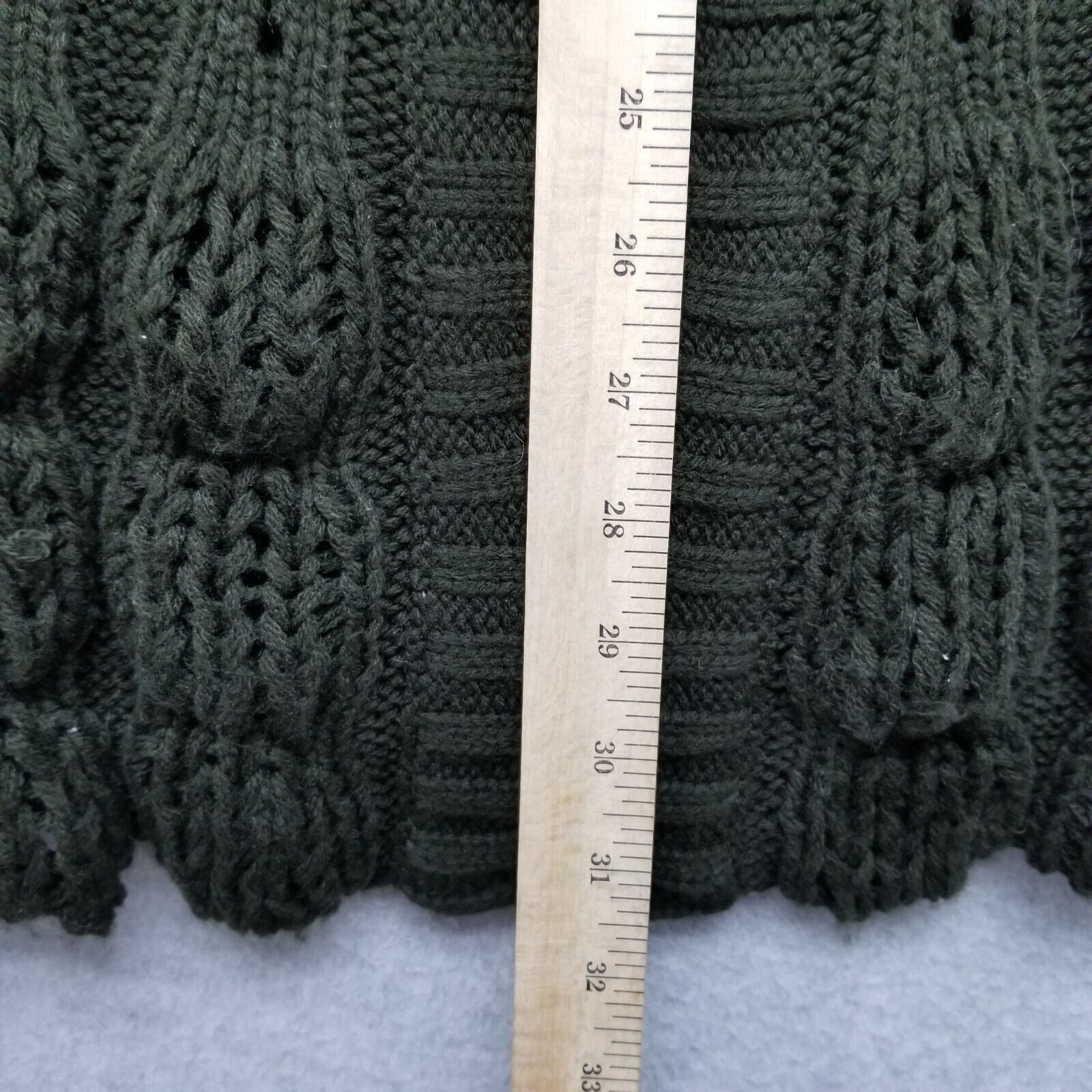 Other Lapis Jacket Womens Medium Green Sweater Full Zip Hooded Fur Size M / US 6-8 / IT 42-44 - 7 Thumbnail