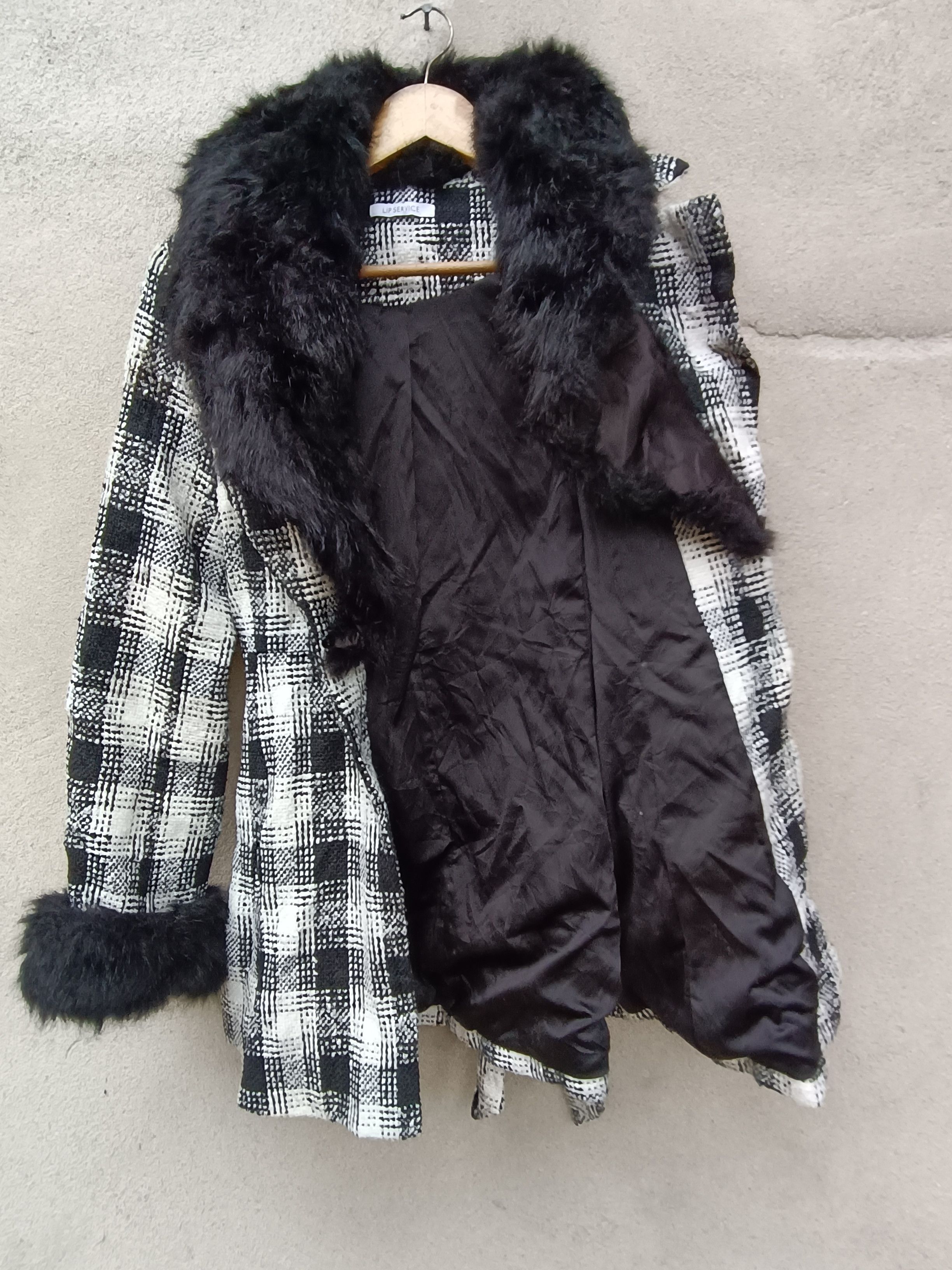 14th Addiction Japanese Brand Goctic Punk Fur Coat Jacket Size US S / EU 44-46 / 1 - 10 Thumbnail