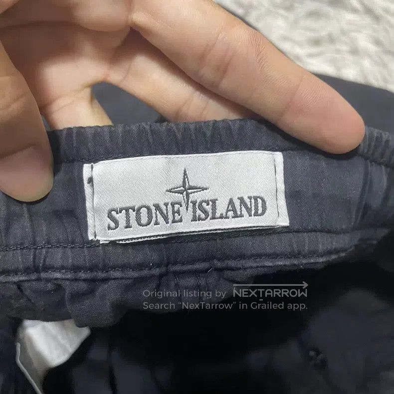 Stone Island Stone Island Washed Work Pants Trousers Black Size US 32 / EU 48 - 4 Thumbnail