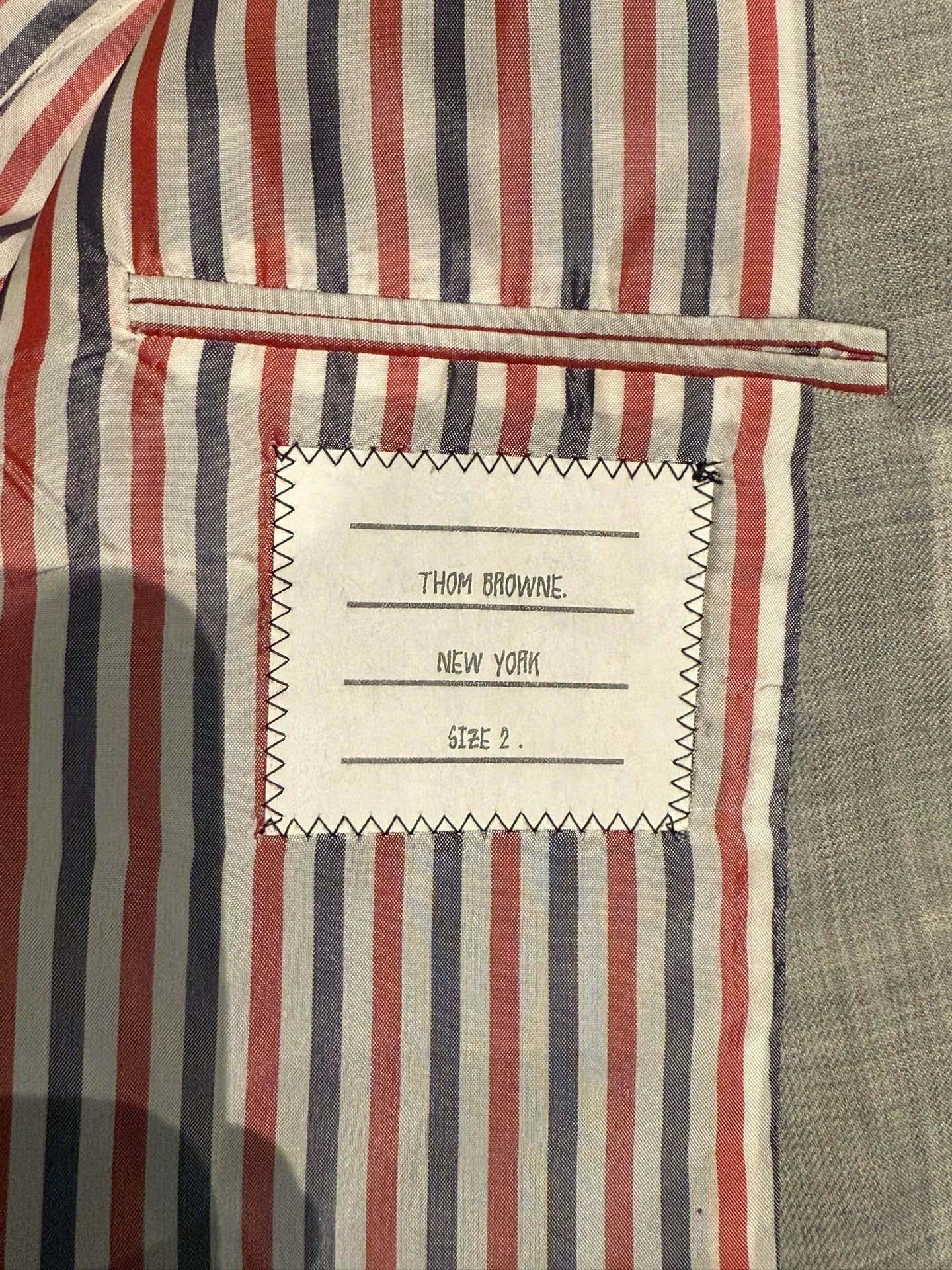 Thom Browne Thom Browne Classic Light Gray Tailored Suit 95 New Size US M / EU 48-50 / 2 - 4 Thumbnail