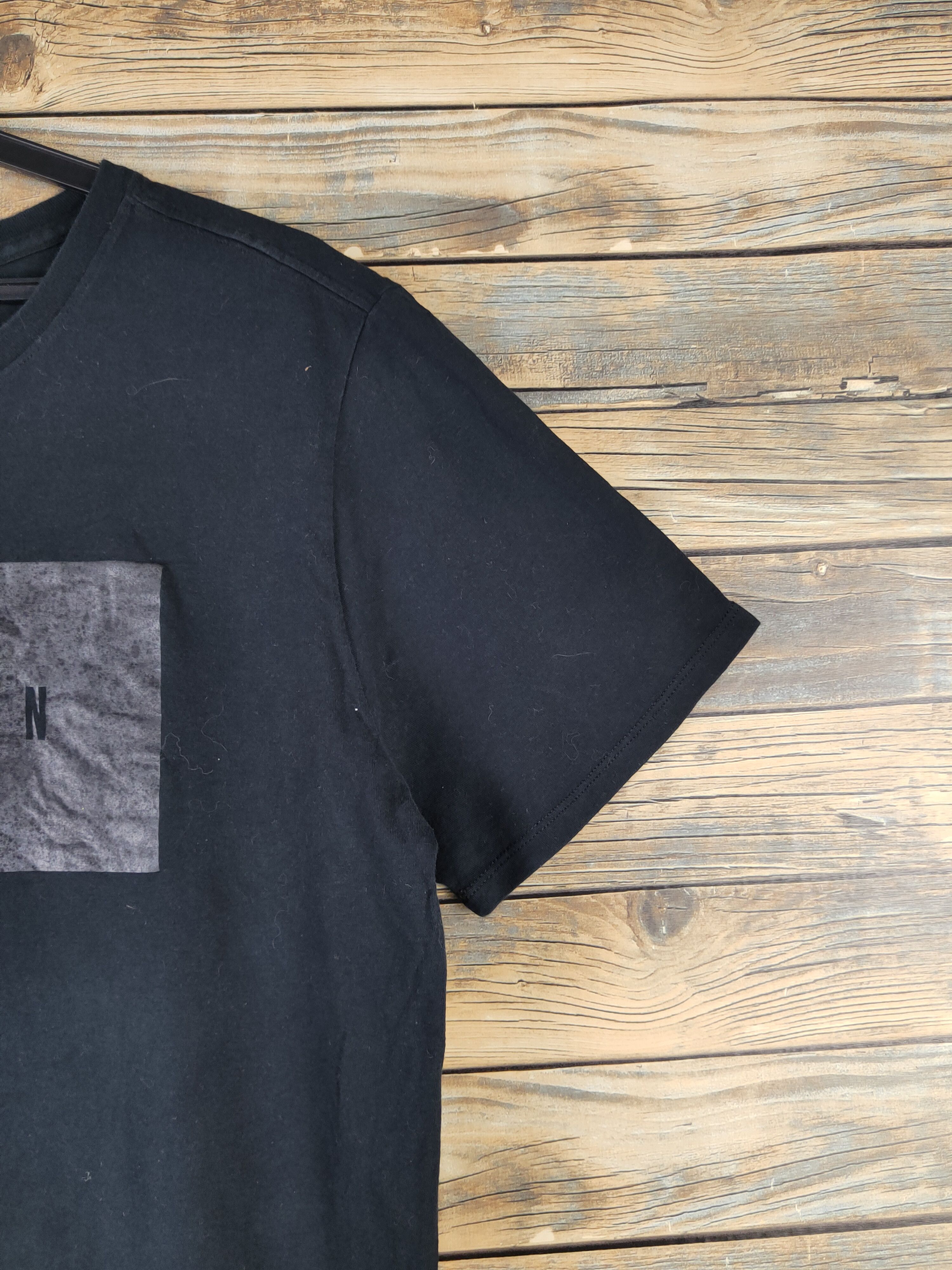 Japanese Brand DL Air Jordan Black Short Sleeve T-shirt #1171 Size US L / EU 52-54 / 3 - 7 Thumbnail