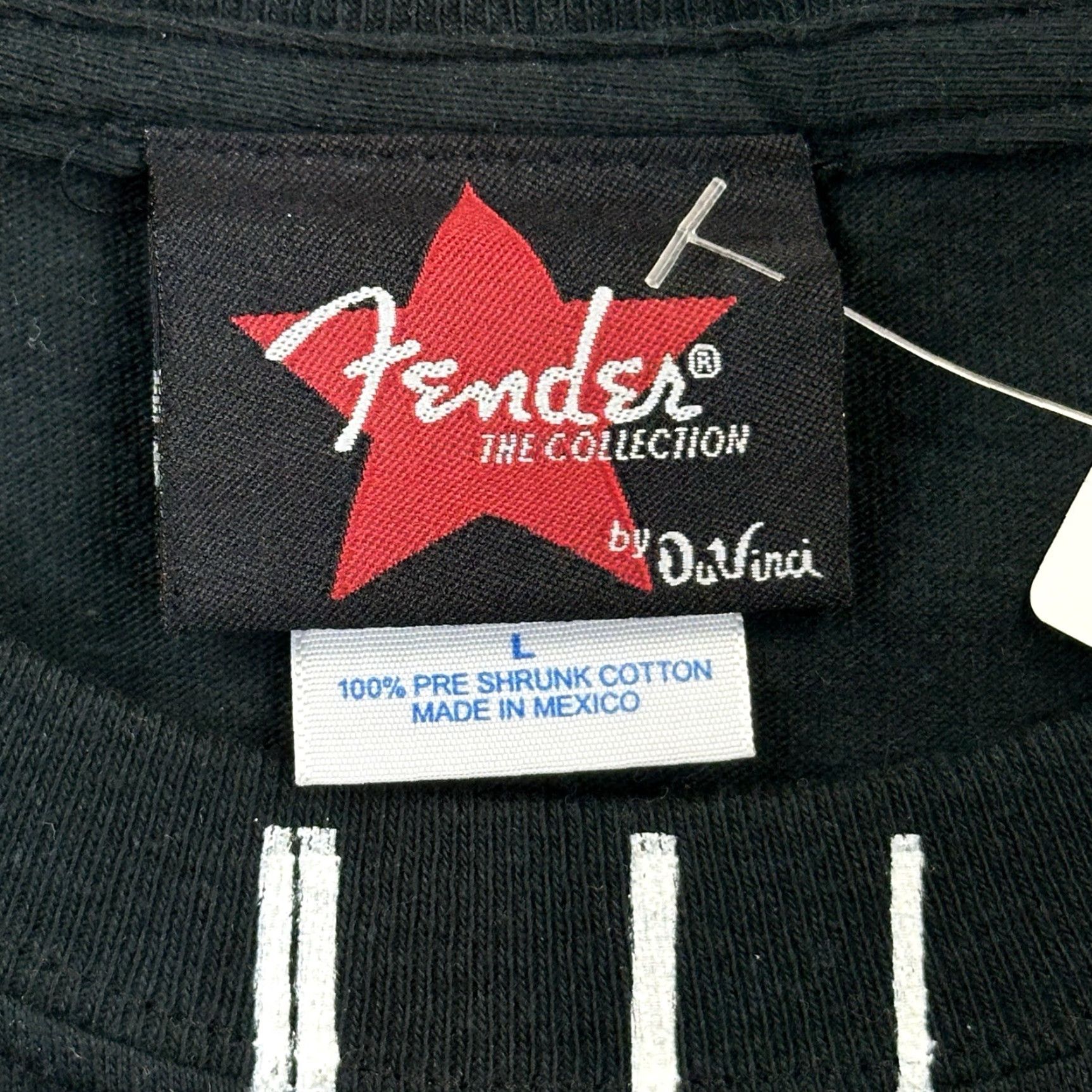 Fender VINTAGE Fender By Da Vinci Shirt Mens Large Guitar Silhouette Deadstock Y2K Size US L / EU 52-54 / 3 - 2 Thumbnail