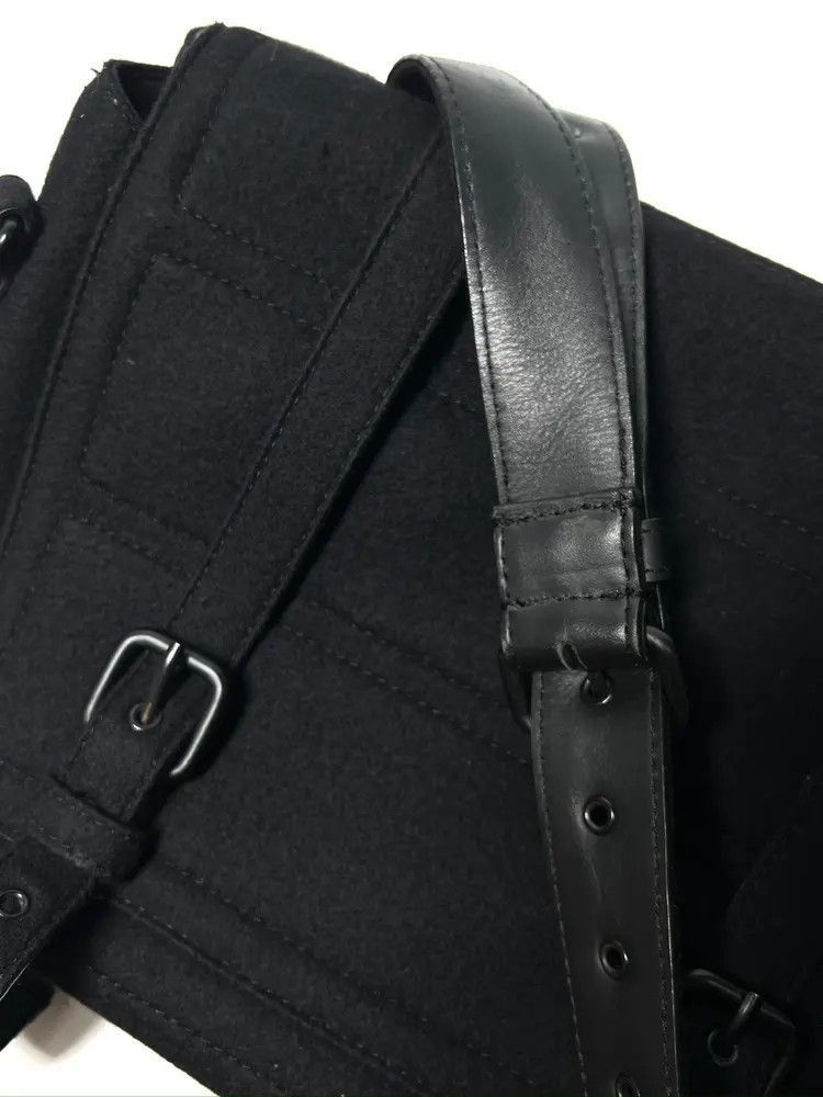 Dries Van Noten Dries Van Noten 19AW Runway Wool & Leather Joint Utility B Size ONE SIZE - 6 Thumbnail
