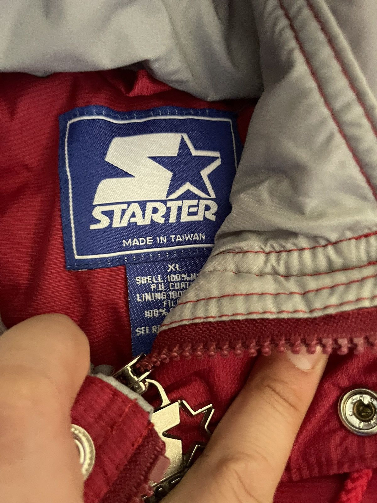 Starter Vintage Alabama university starter jacket Size US XL / EU 56 / 4 - 5 Thumbnail