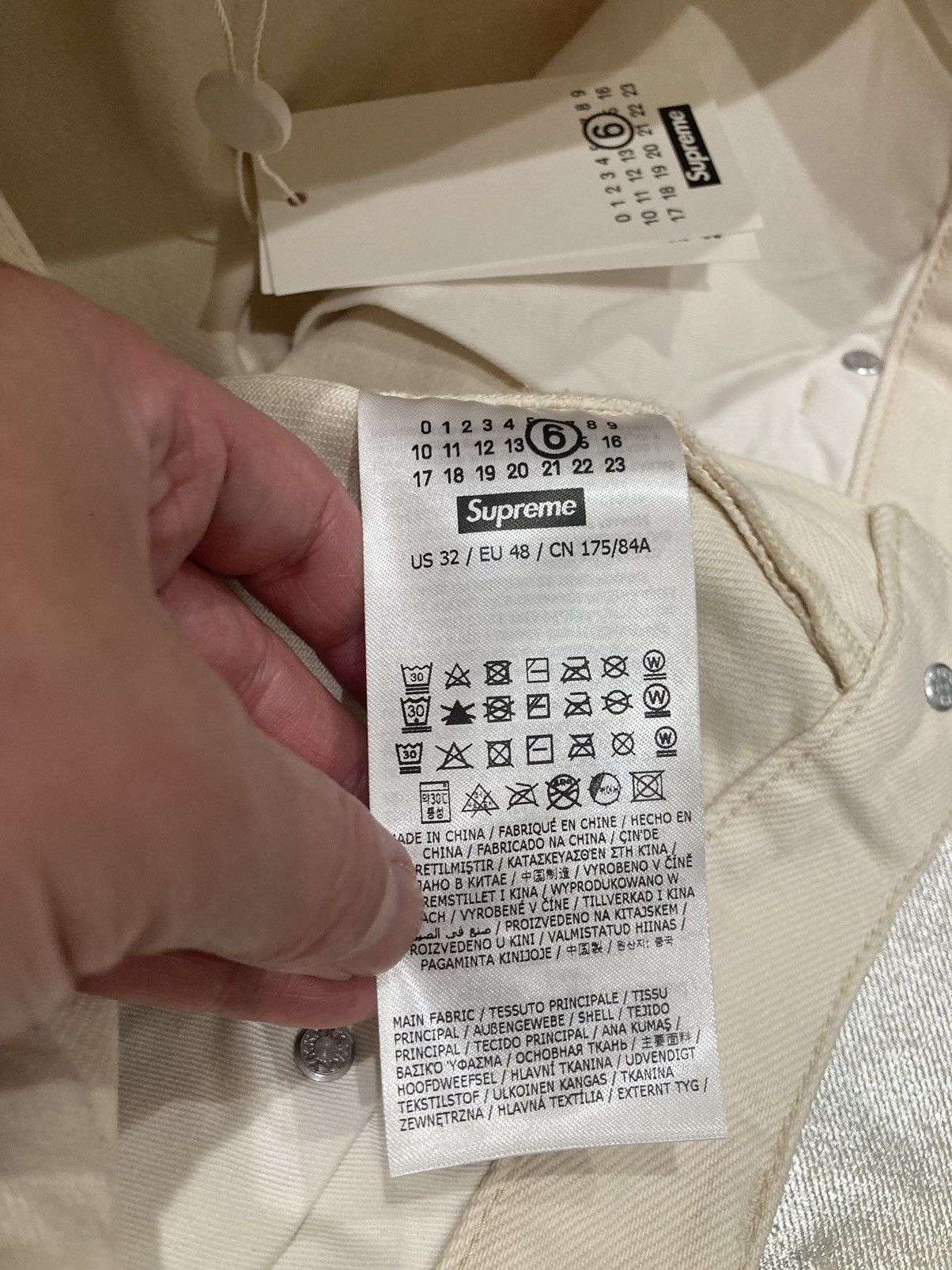 Maison Margiela × Supreme Supreme 2024SS x Maison Margiela foil double knee paint pant Size US 32 / EU 48 - 7 Thumbnail