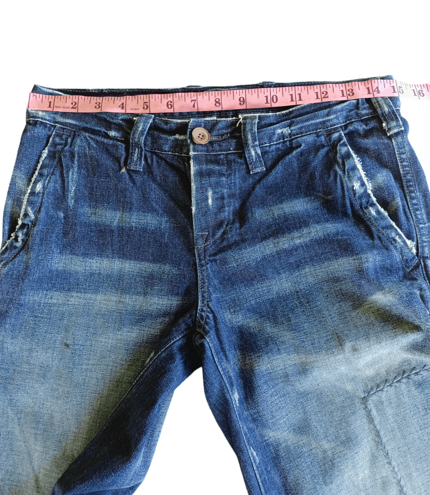 Ralph Lauren RALPH LAUREN x BAGGY JEANS x DISTRESS STYLE x VINTAGE Size 30" / US 8 / IT 44 - 8 Thumbnail