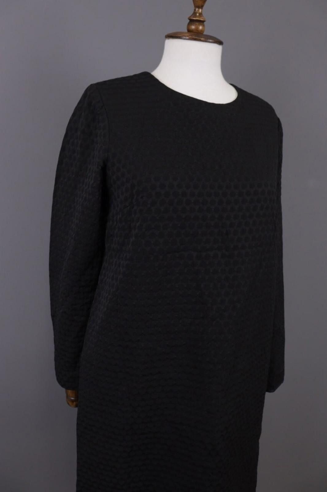 Marimekko Marimekko Wautsi Black Printed A-Line Dress Size 40 Size M / US 6-8 / IT 42-44 - 5 Thumbnail