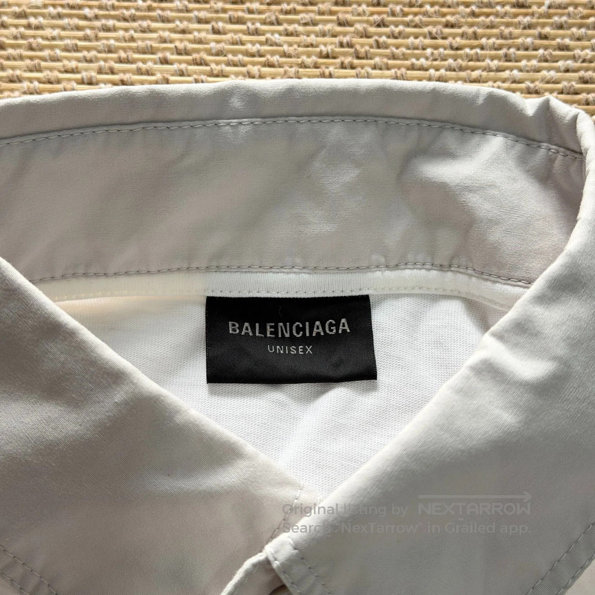 Balenciaga Balenciaga Two-tone Long Sleeve Shirt. Size US M / EU 48-50 / 2 - 4 Thumbnail