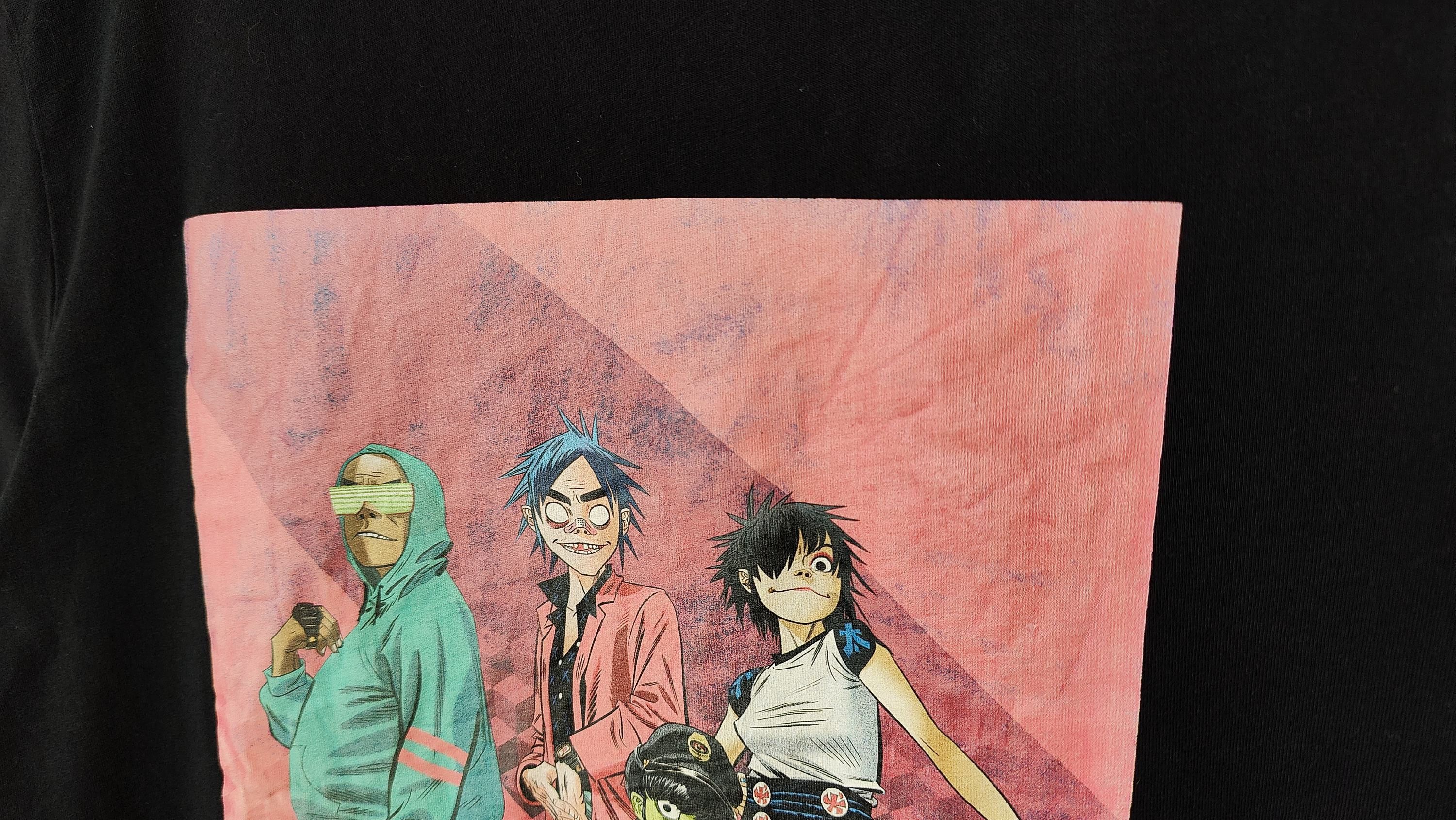 Gorillaz Big Paint 2000s VTG Vintage Official Tshirt Blur