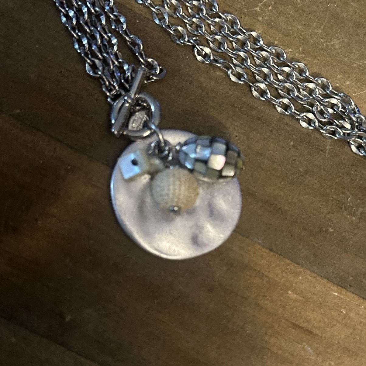 Other Cookie Lee sand dollar & abalone charms pendant necklace Size ONE SIZE - 4 Thumbnail