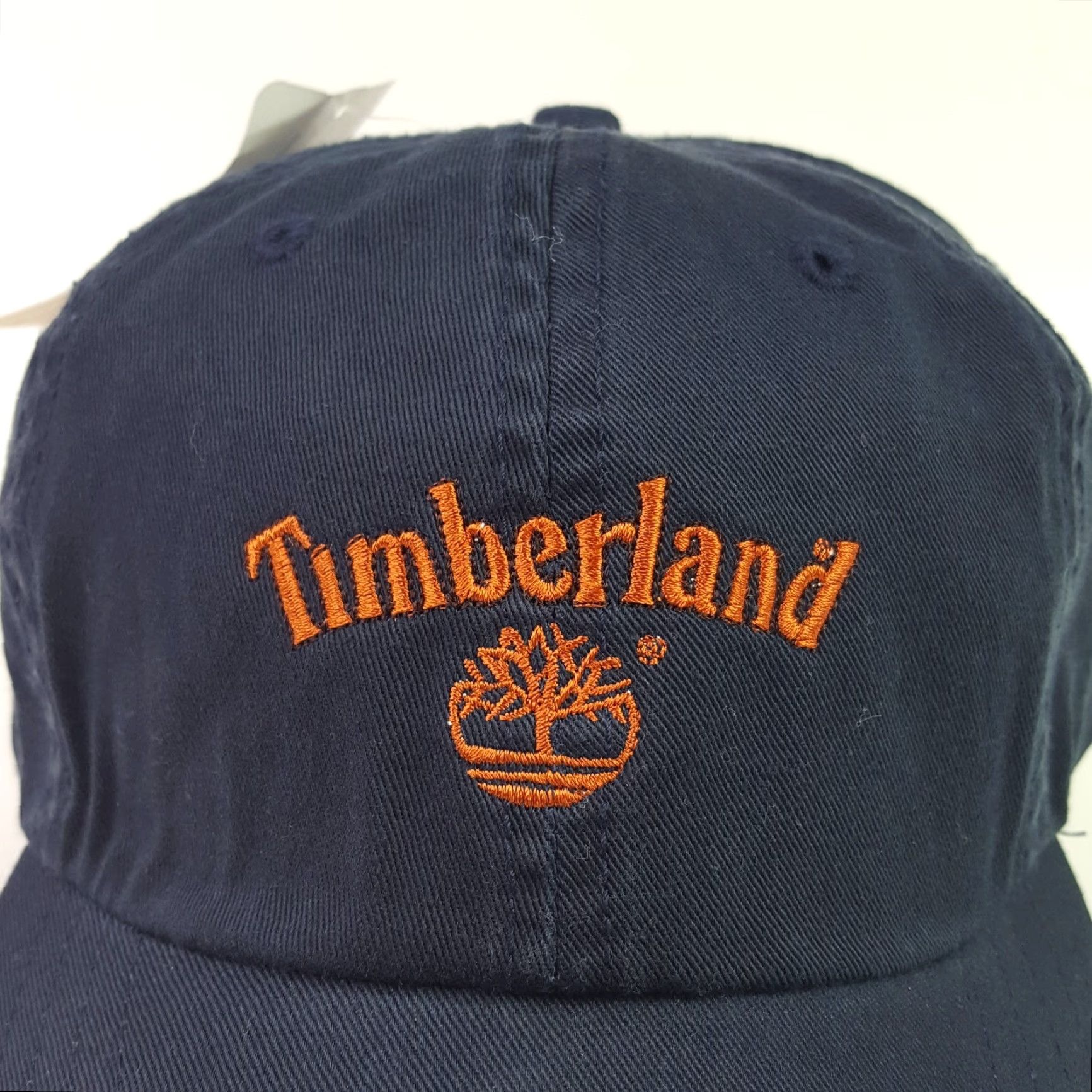 Timberland VINTAGE Timberland Hat Baseball Cap Fitted Navy Blue Y2K Outdoor Stretch Size Medium Adult Mens Size ONE SIZE - 2 Thumbnail