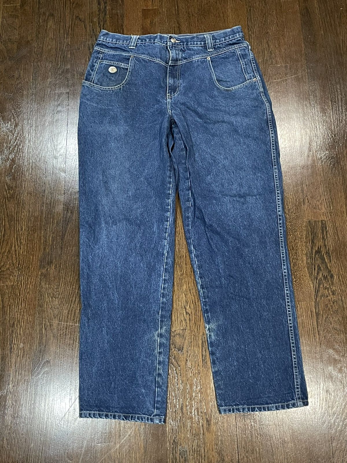Other Embroidered 90s Bear Denim Jeans Size US 38 / EU 54 - 3 Thumbnail
