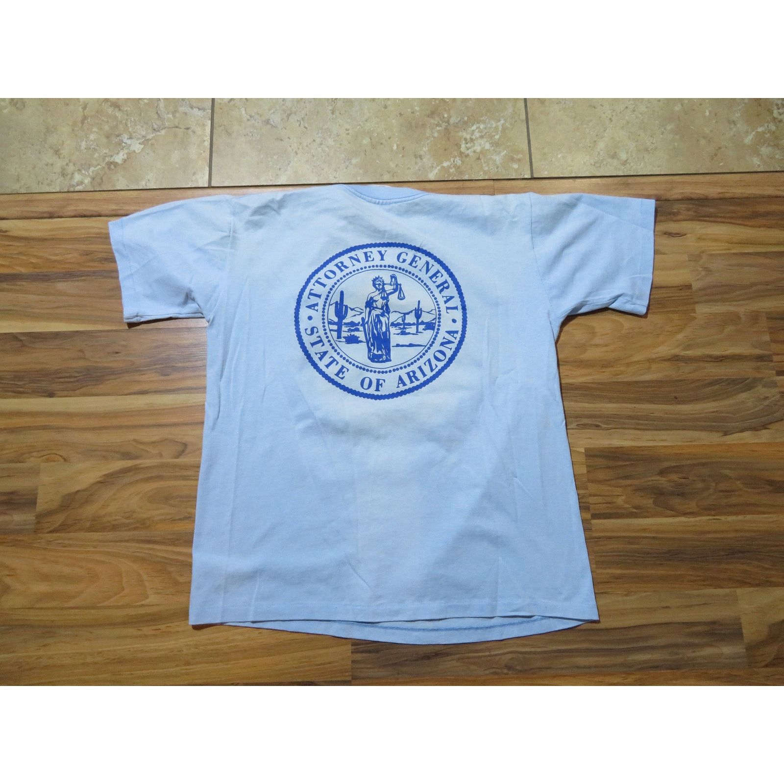 Other Arizona State Seal 75th Anniversary Statehood T-shirt Blue L Size US L / EU 52-54 / 3 - 3 Thumbnail