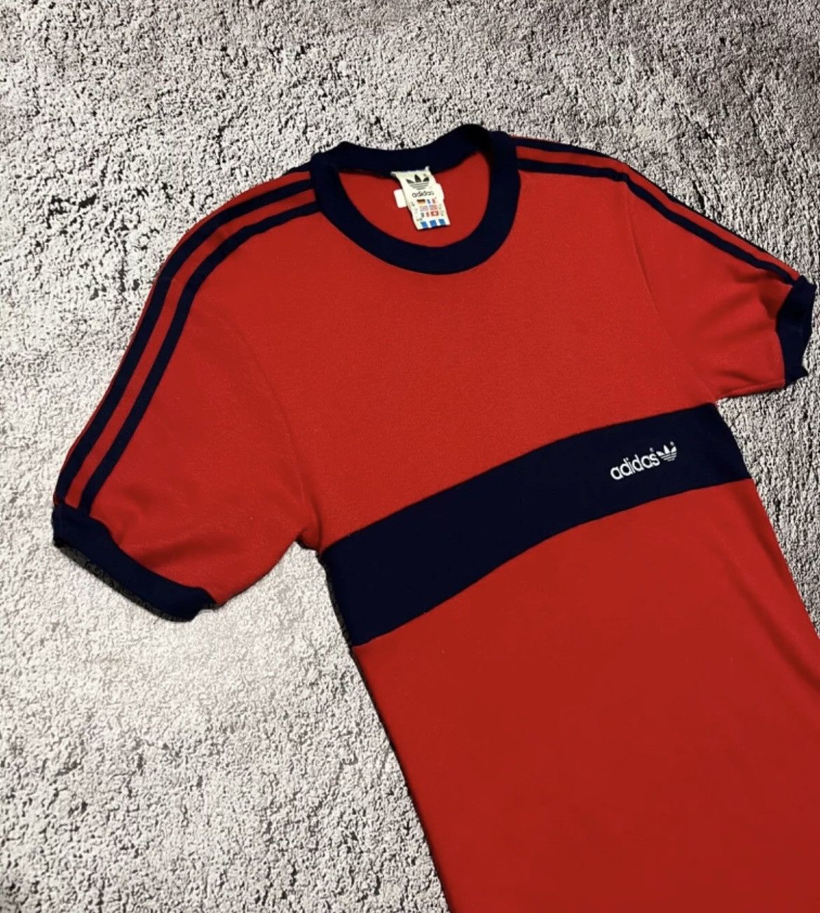 Adidas × Vintage ADIDAS 80s FOOTBALL SOCCER TRIKOT SHIRT JERSEY Size US M / EU 48-50 / 2 - 4 Thumbnail