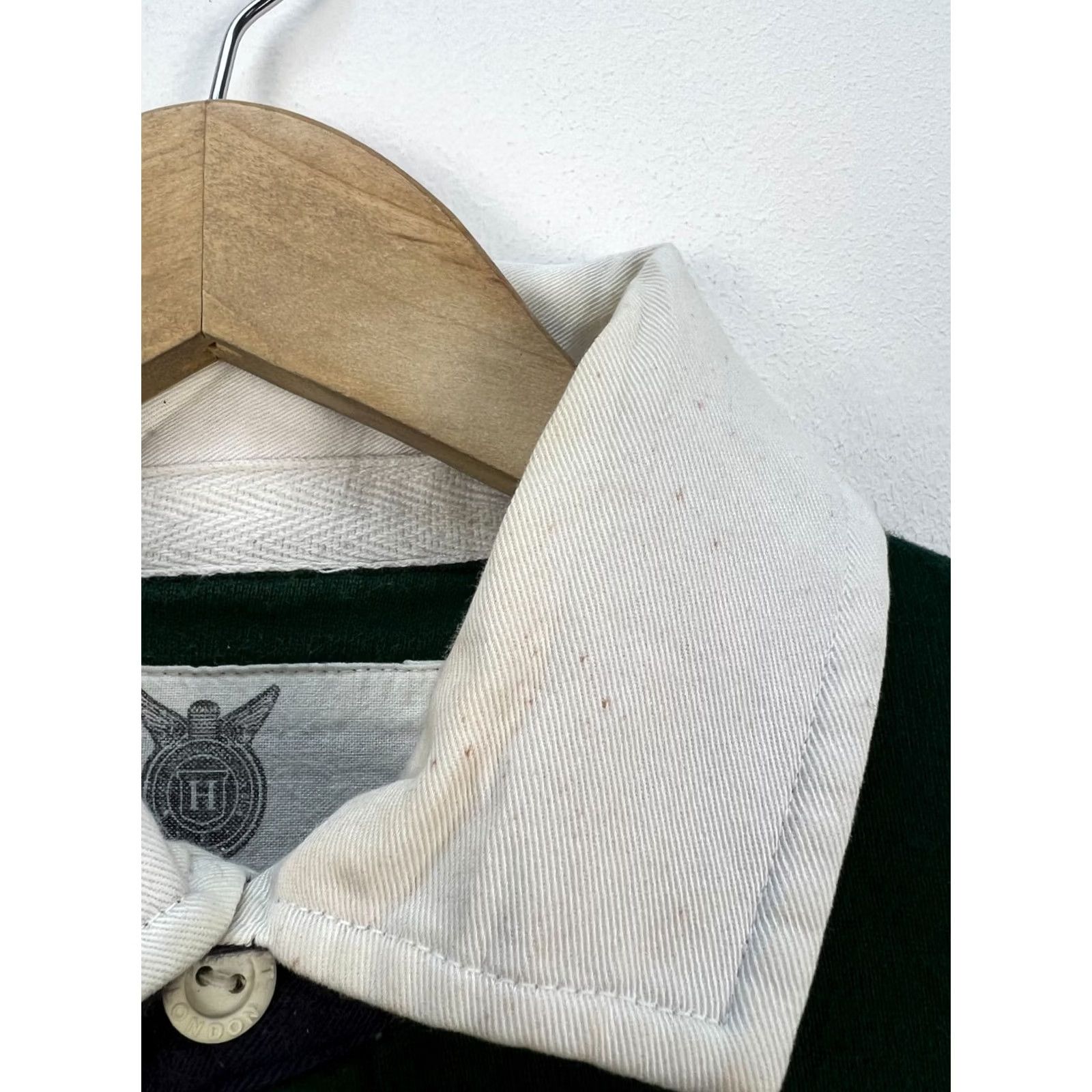 Hackett Hackett London Vintage Rugby Shirt Size M Green Long Sleeve Collared Buttoned Mens Vintage Rugby Shirt Size US M / EU 48-50 / 2 - 7 Thumbnail