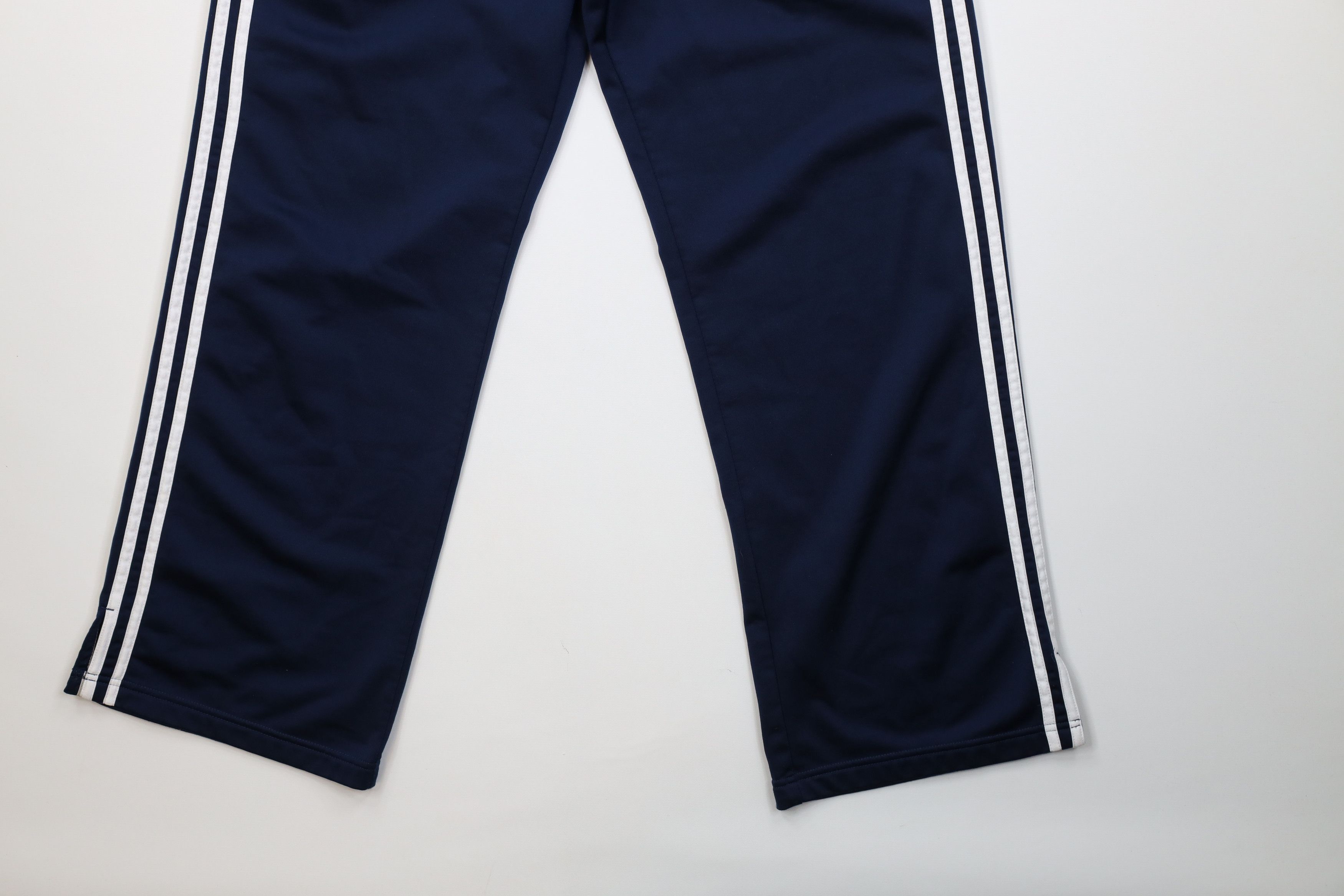 Vintage Y2K Adidas Flared Wide Leg Sweatpants Pants Blue