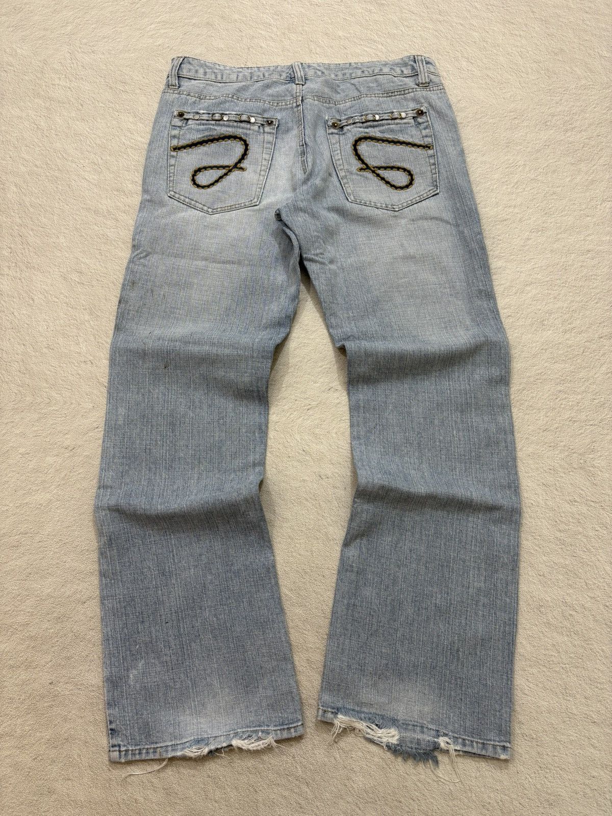Hysteric Glamour 2000s Studet punk japan bootcut Denim y2k style Size US 33 - 1 Thumbnail