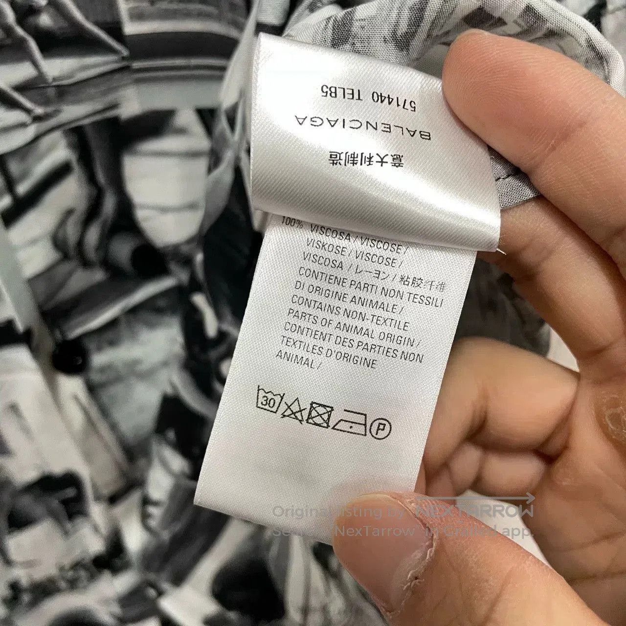 Balenciaga Balenciaga Yoga Short Sleeve Shirt. Size S / US 4 / IT 40 - 4 Thumbnail