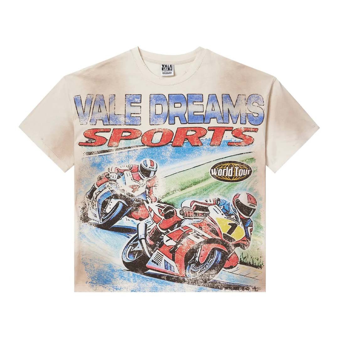 Vale Forever White Motocroxxx Tee Cream Size US XL / EU 56 / 4 - 1 Thumbnail