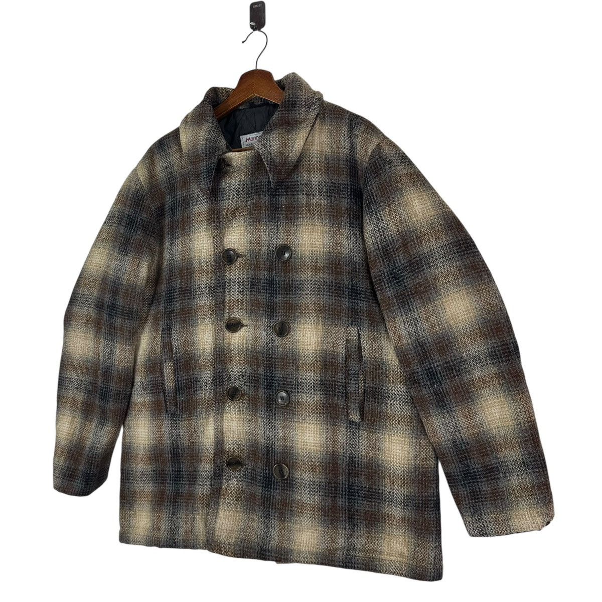 Vintage VINTAGE MANHATTAN TARTAN WOOL JACKET Size US L / EU 52-54 / 3 - 2 Thumbnail