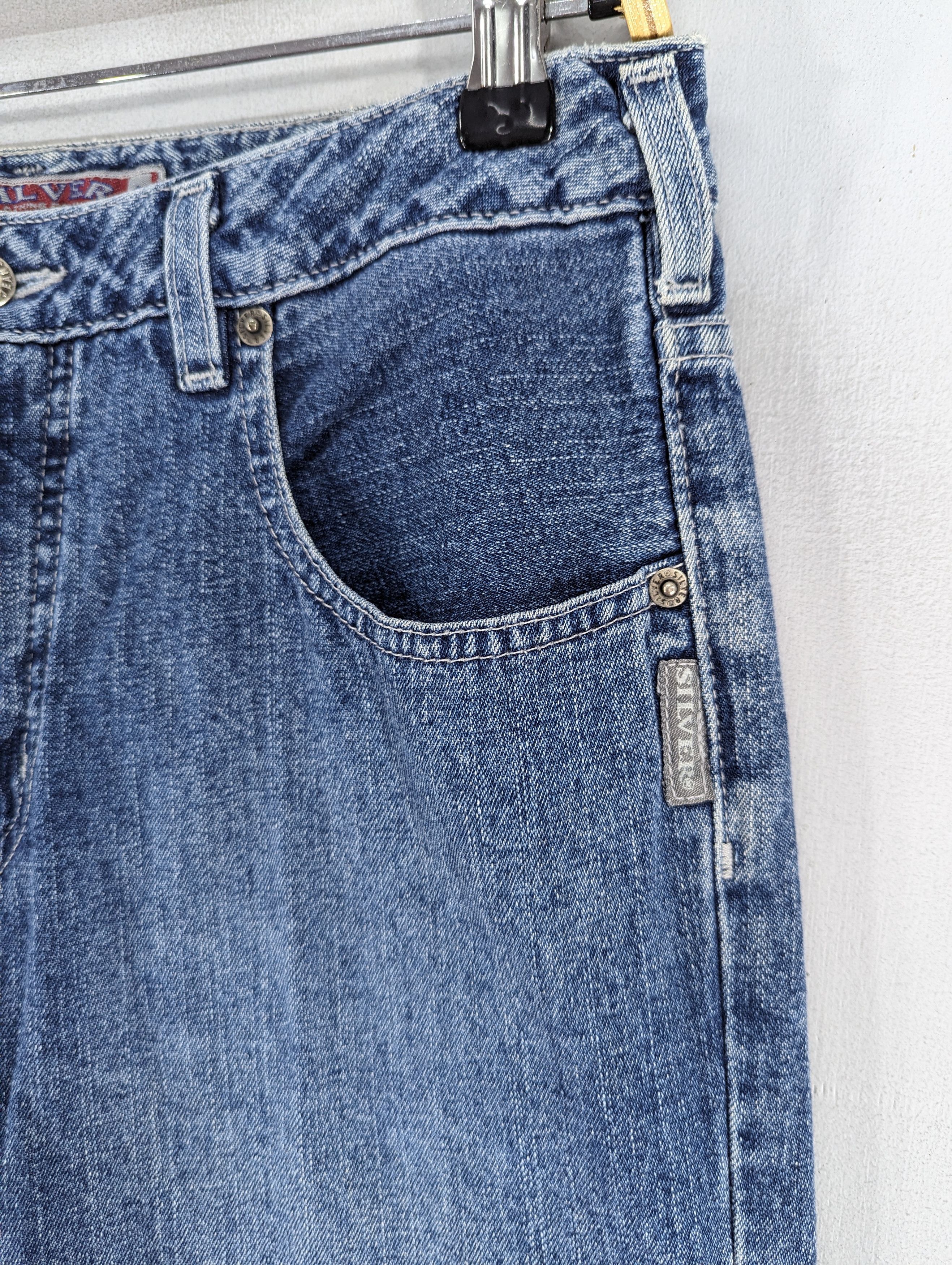 If Six Was Nine Silver Jeans Women Flare Denim Blue Bootcut Jean Size 29" - 6 Thumbnail