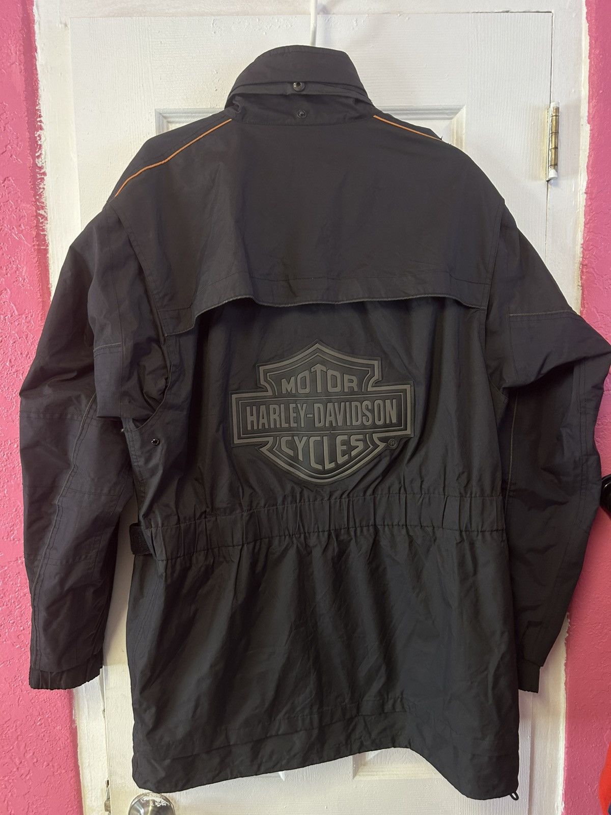 Harley Davidson Harley Davidson Big Logo Windbreaker Parka Full Zip Jacket Size US M / EU 48-50 / 2 - 9 Thumbnail