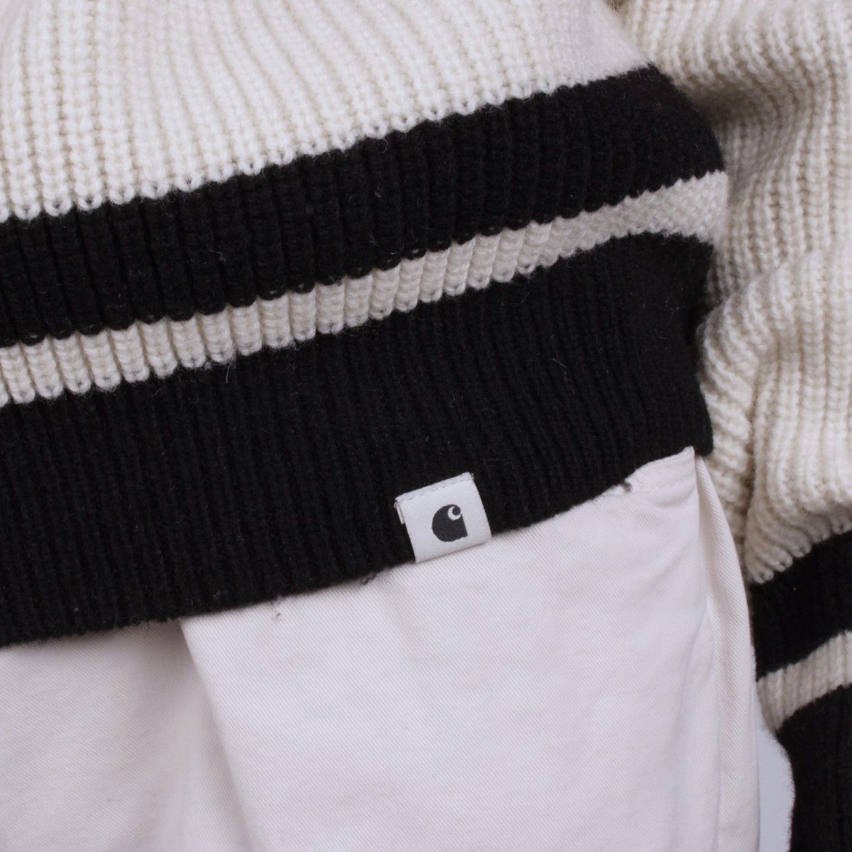Carhartt Wip CARHARTT WIP Dane Lambs Wool Nylon Blend Knit Jumper Sweater Size M / US 6-8 / IT 42-44 - 6 Thumbnail