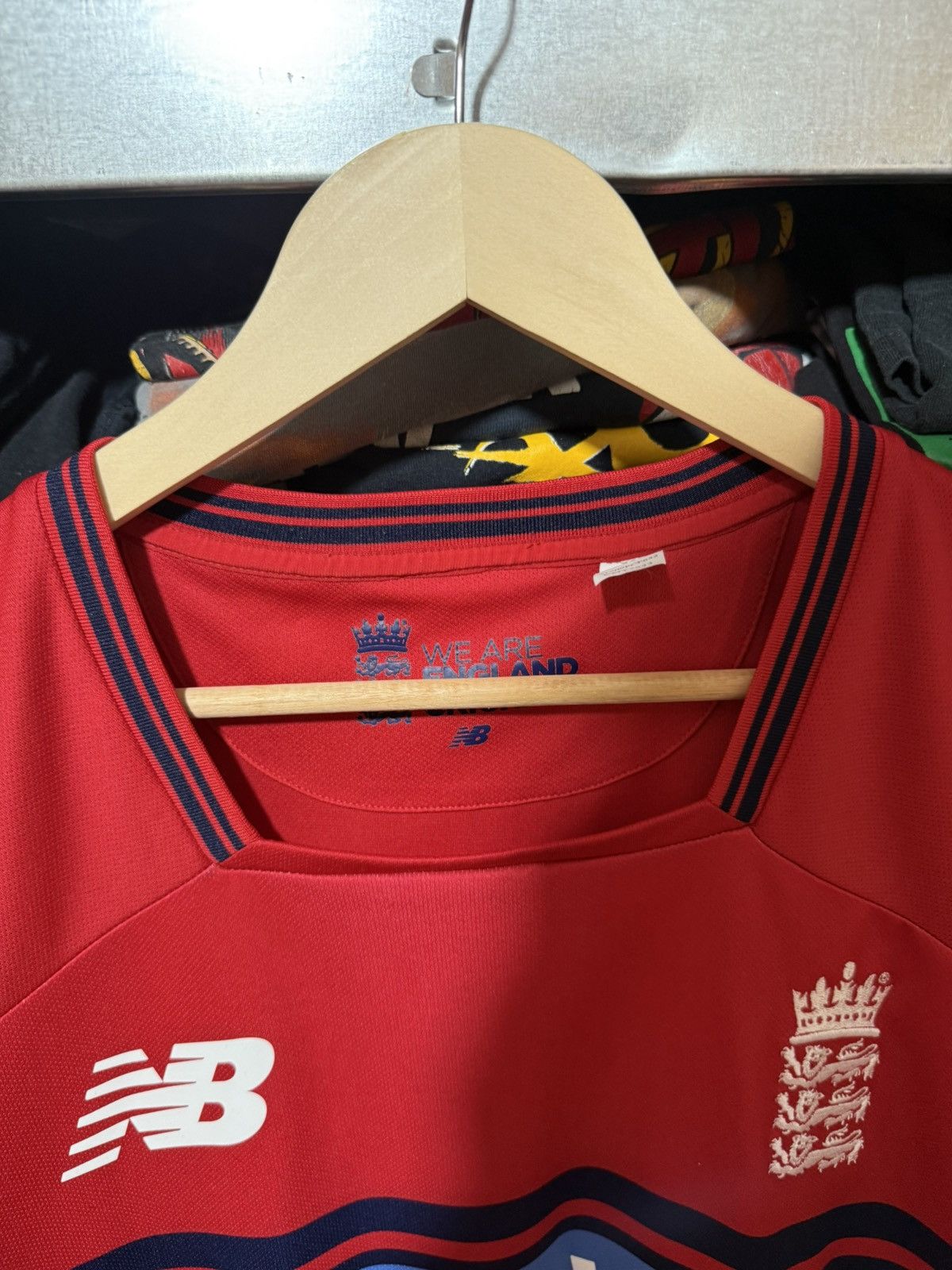 New Balance Vintage England Team Jersey Cricket Shirt New Balance Trikot Size US XXL / EU 58 / 5 - 5 Thumbnail