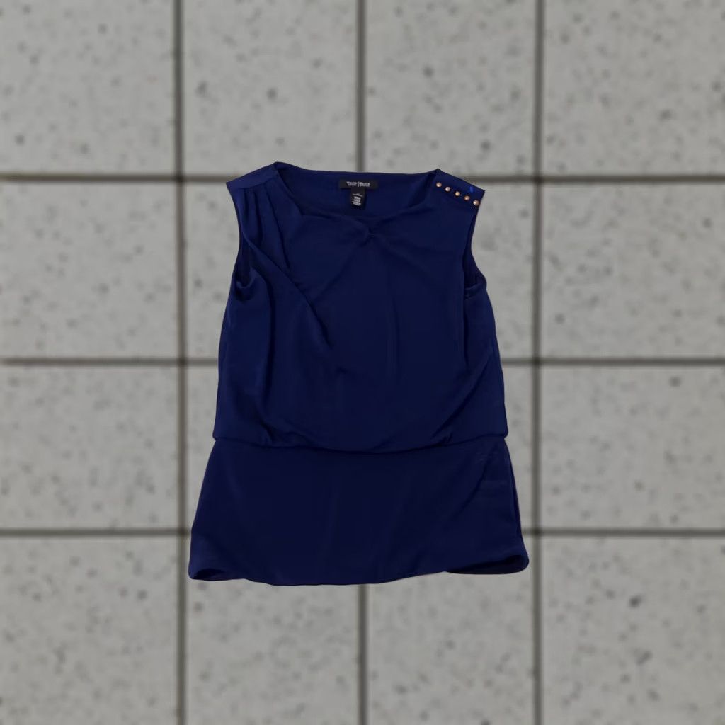 White House Black Market White House Black Market Shirt XS Blue Blouse Womens Size XS / US 0-2 / IT 36-38 - 1 Thumbnail